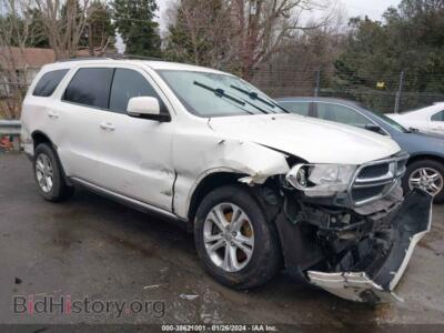 2012 Dodge DURANGO Crew, white — VIN 1C4SDJDTXCC253059, IAAI