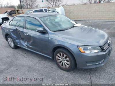 2014 Volkswagen PASSAT 1.8T Wolfsburg Edition, серый — VIN 1VWAT7A33EC070706, IAAI
