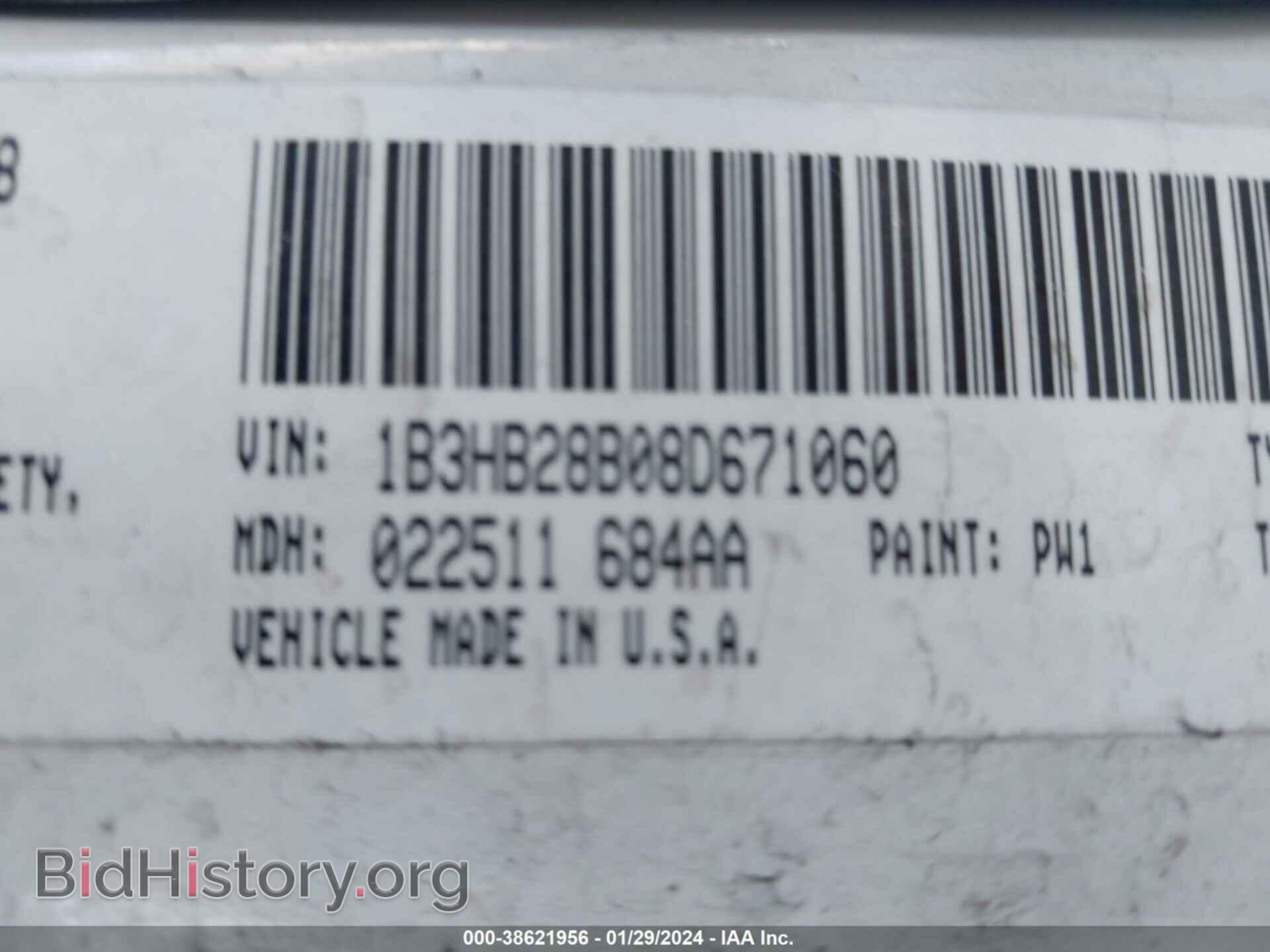 2008 DODGE CALIBER - VIN: 1B3HB28B08D671060 - Фото 9