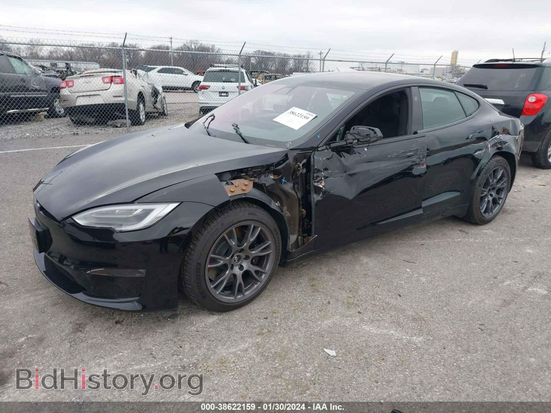 2021 TESLA MODEL S - VIN: 5YJSA1E50MF440016 - Фото 2