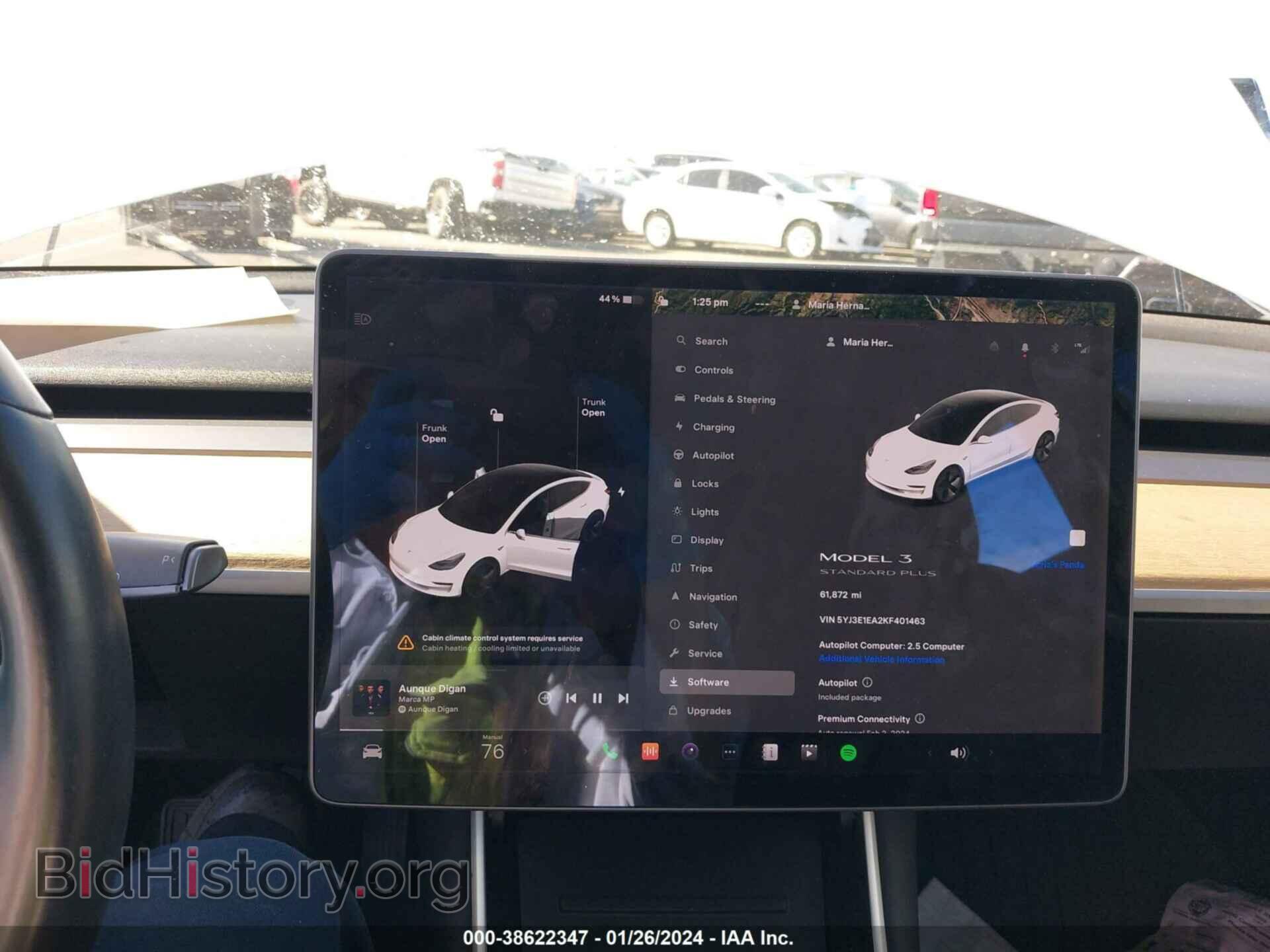 2019 TESLA MODEL 3 - VIN: 5YJ3E1EA2KF401463 - Фото 17