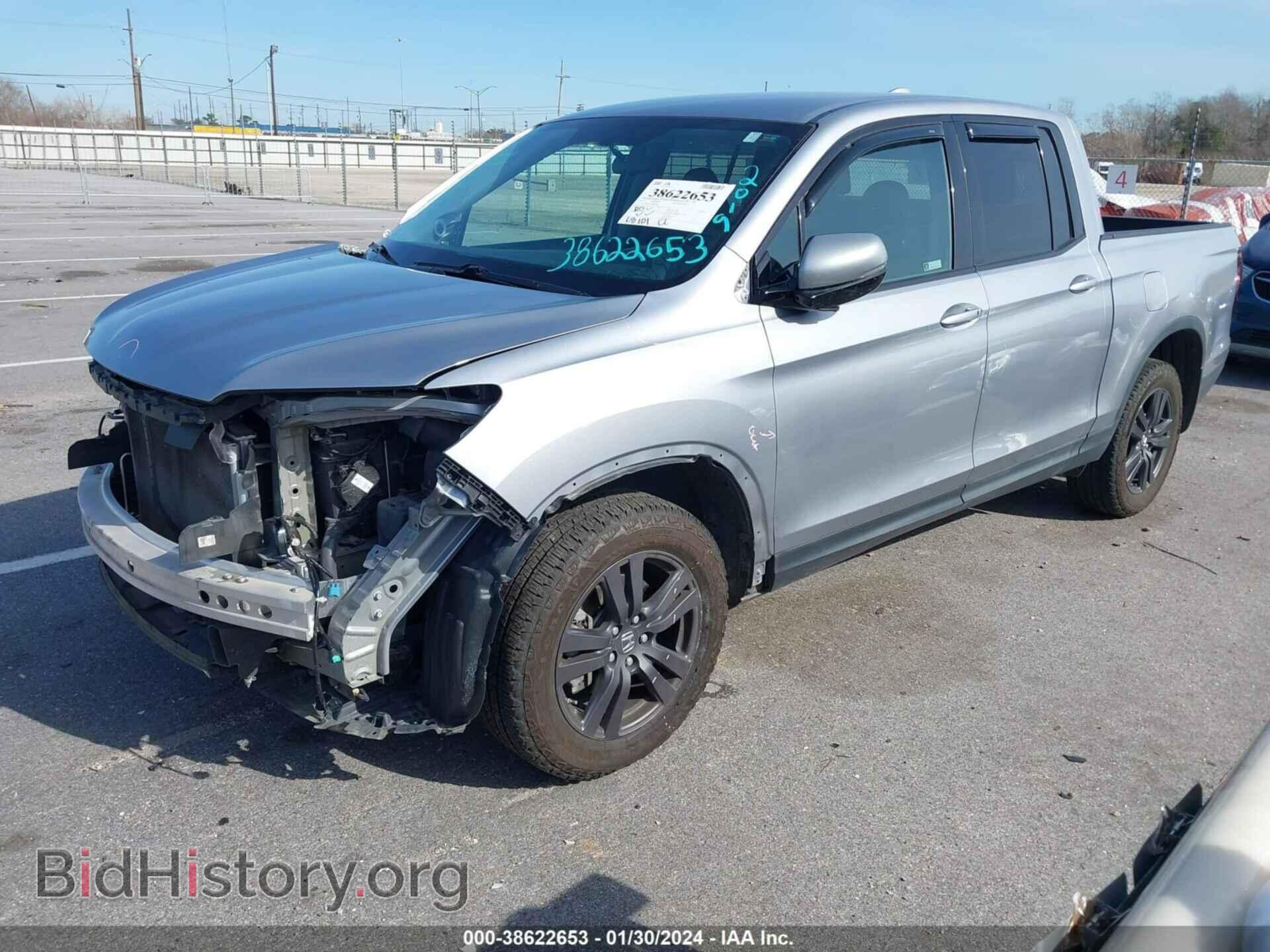 2019 HONDA RIDGELINE - VIN: 5FPYK3F15KB048183 - Фото 2