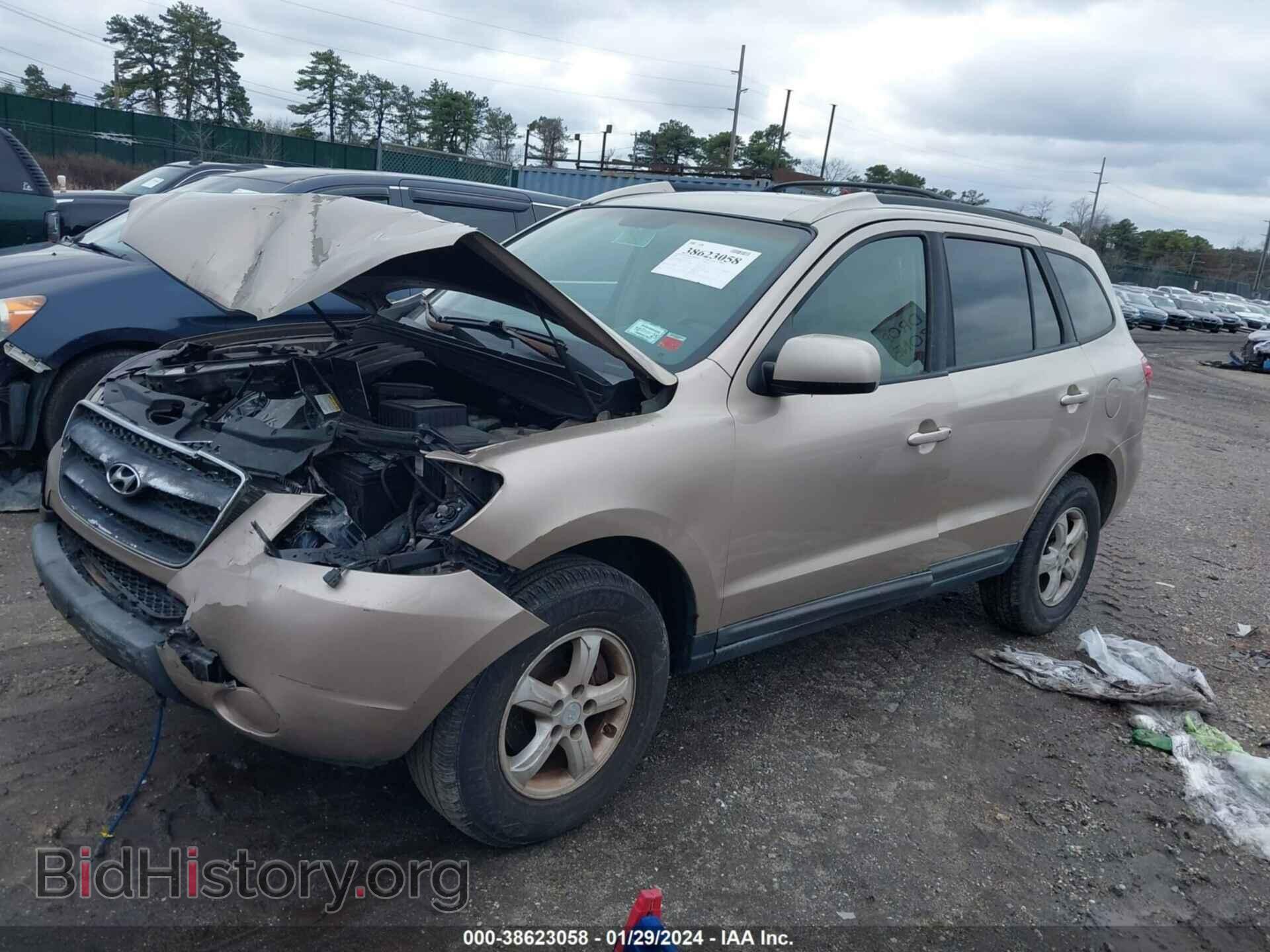 2007 HYUNDAI SANTA FE - VIN: 5NMSG73D77H049430 - Фото 2