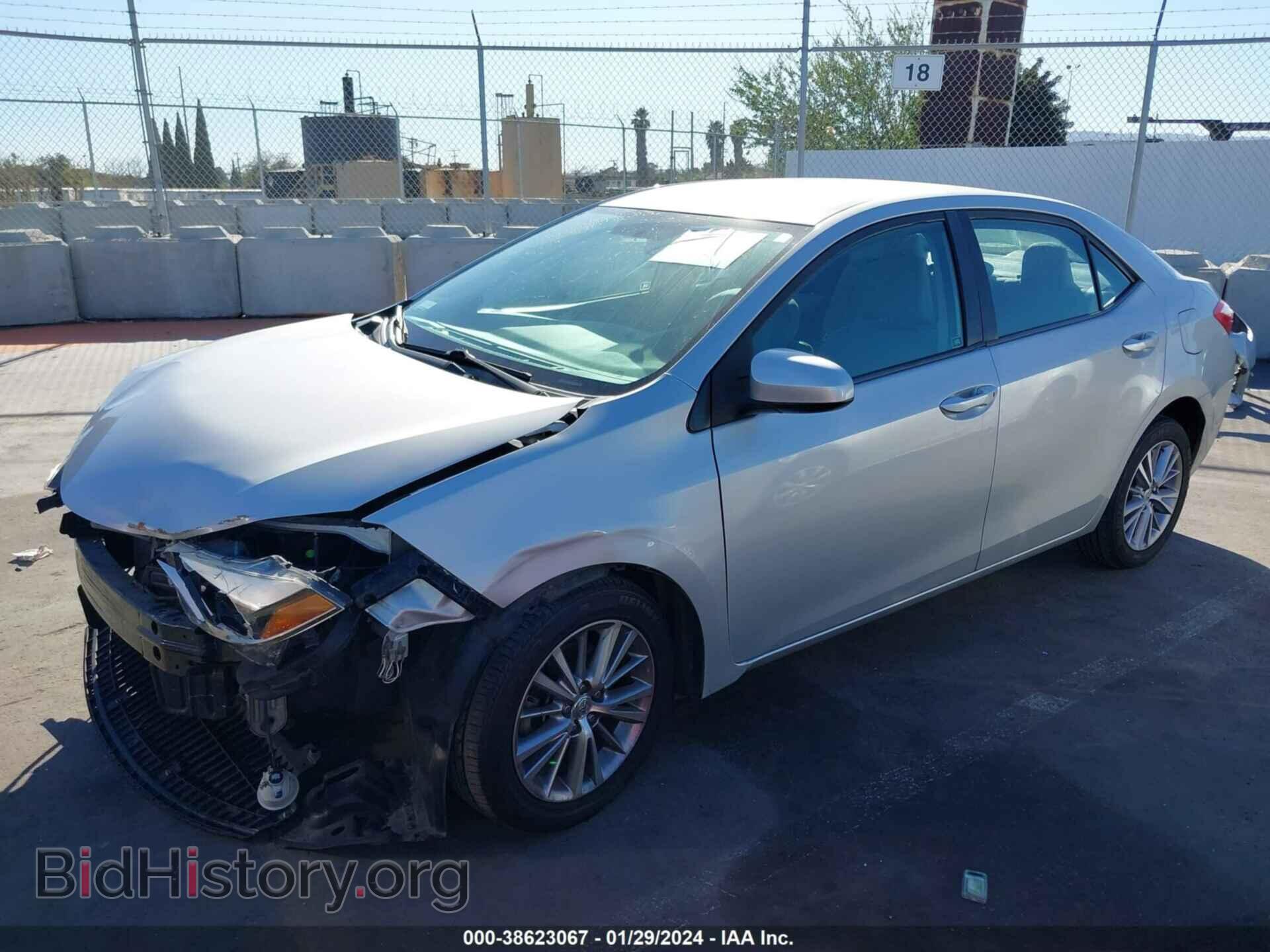 2014 TOYOTA COROLLA - VIN: 5YFBURHEXEP048524 - Фото 2