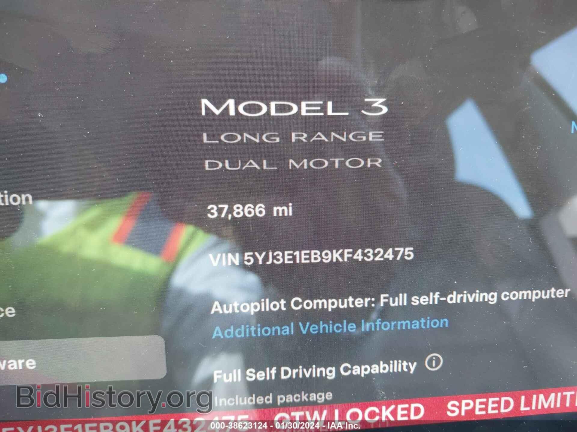 2019 TESLA MODEL 3 - VIN: 5YJ3E1EB9KF432475 - Photo 7