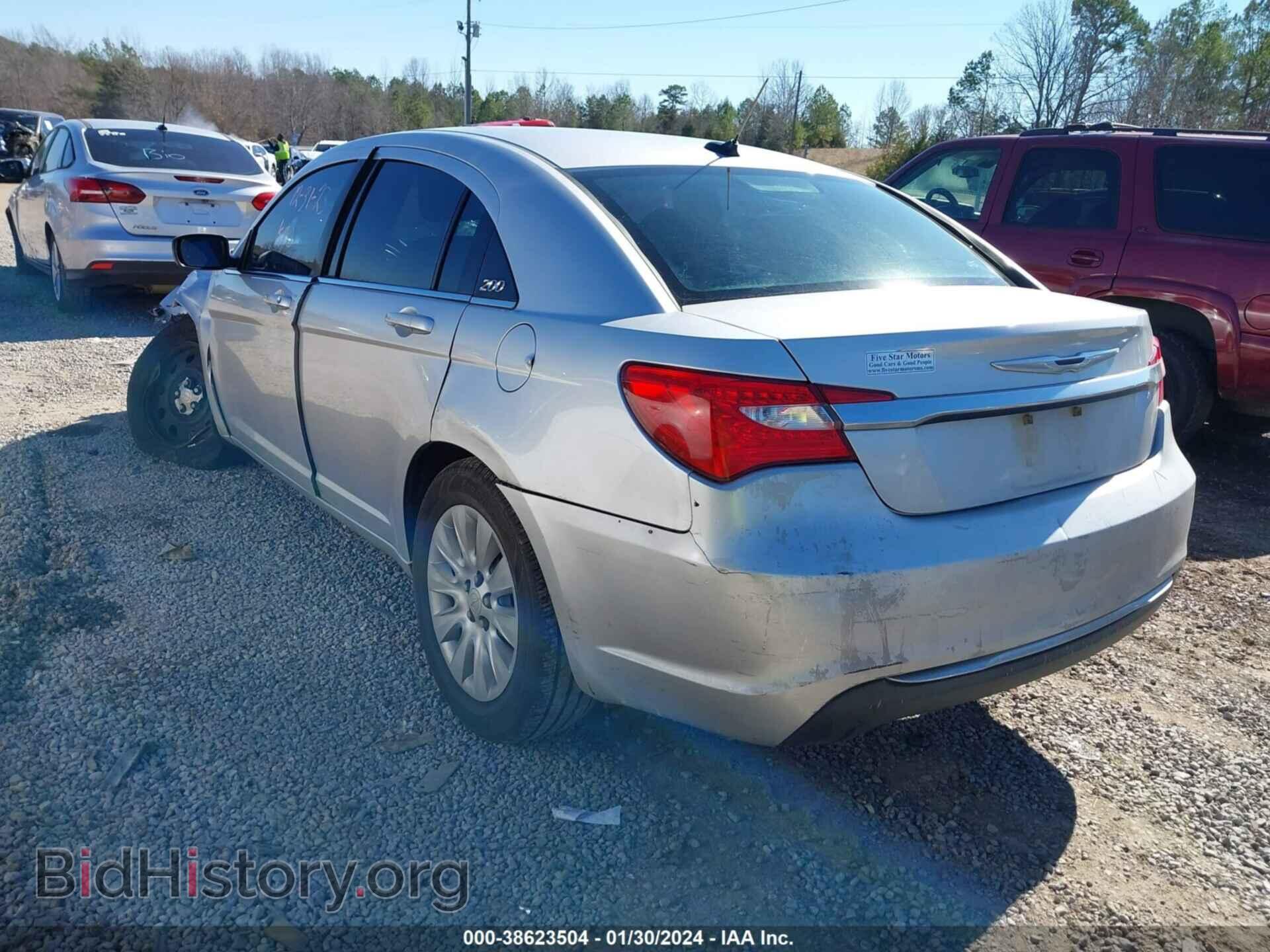 2012 CHRYSLER 200 - VIN: 1C3CCBABXCN291554 - Фото 3