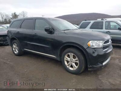 2012 Dodge DURANGO SXT, черный — VIN 1C4RDJAG4CC271398, IAAI