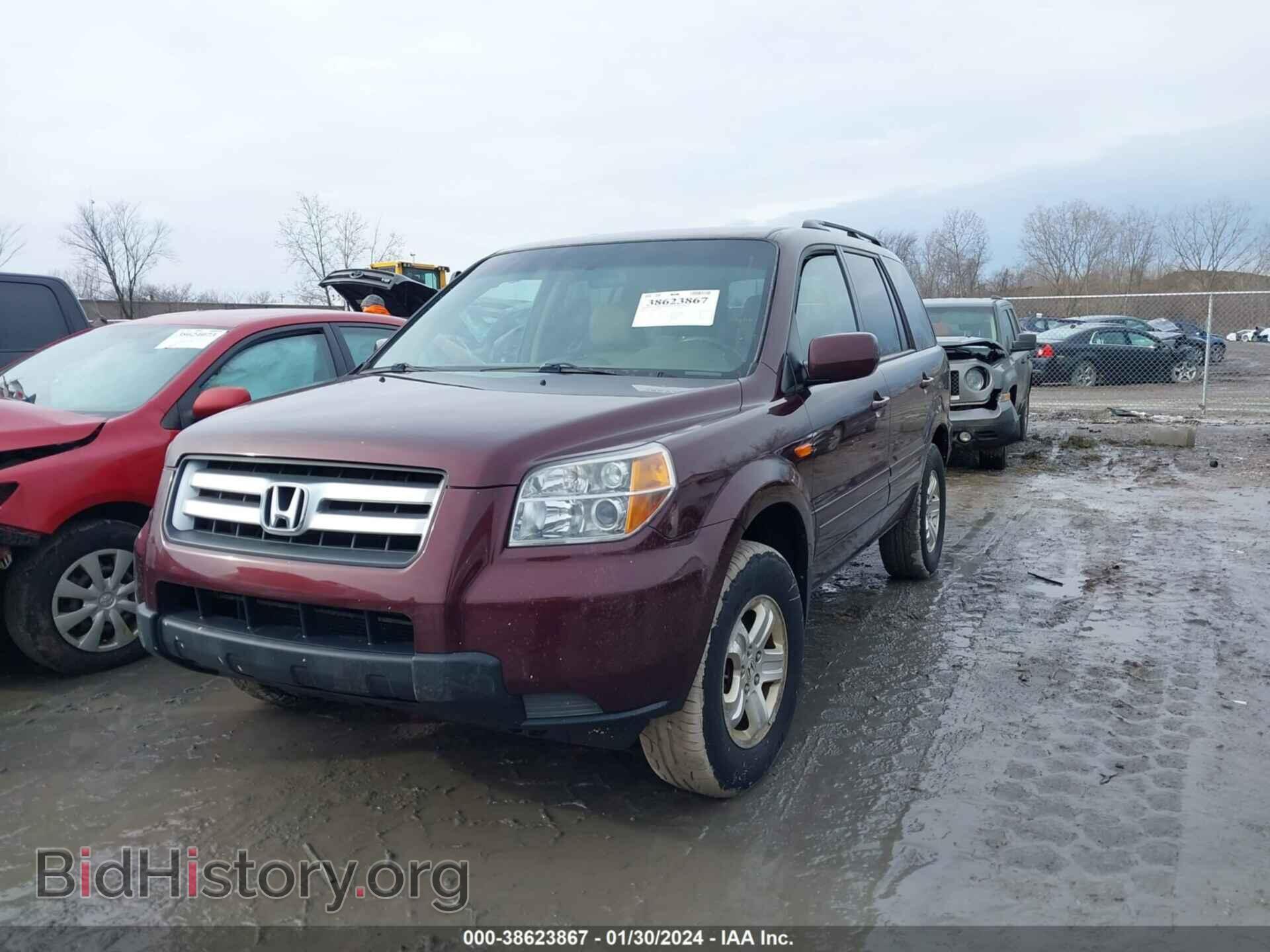 2008 HONDA PILOT - VIN: 5FNYF18268B057202 - Фото 2