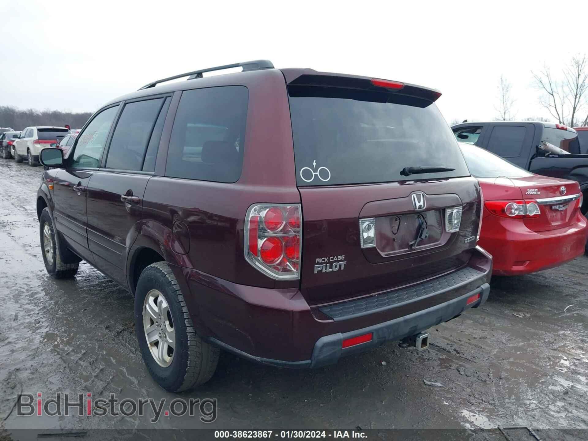 2008 HONDA PILOT - VIN: 5FNYF18268B057202 - Фото 3