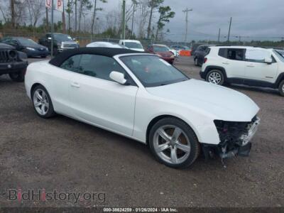 2013 Audi A5 2.0T Premium, белый — VIN WAULFAFH9DN013480, IAAI