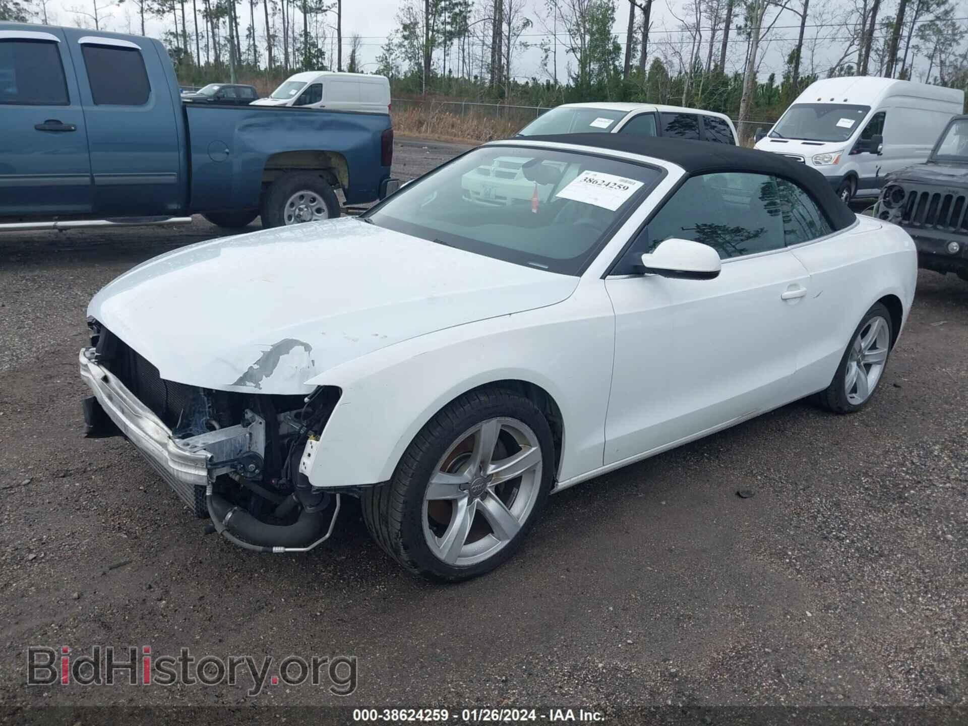 2013 AUDI A5 - VIN: WAULFAFH9DN013480 - Фото 2