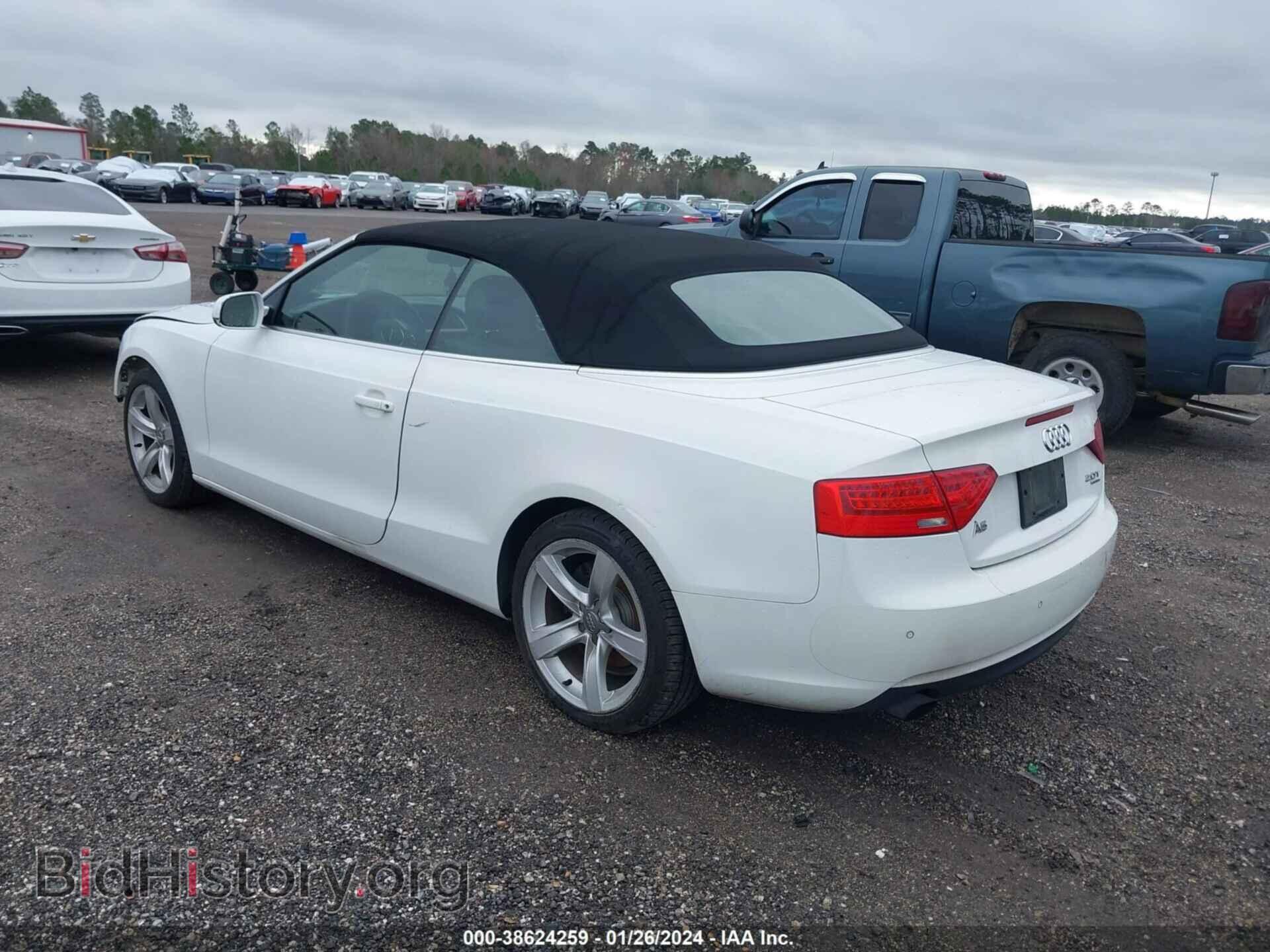 2013 AUDI A5 - VIN: WAULFAFH9DN013480 - Фото 3
