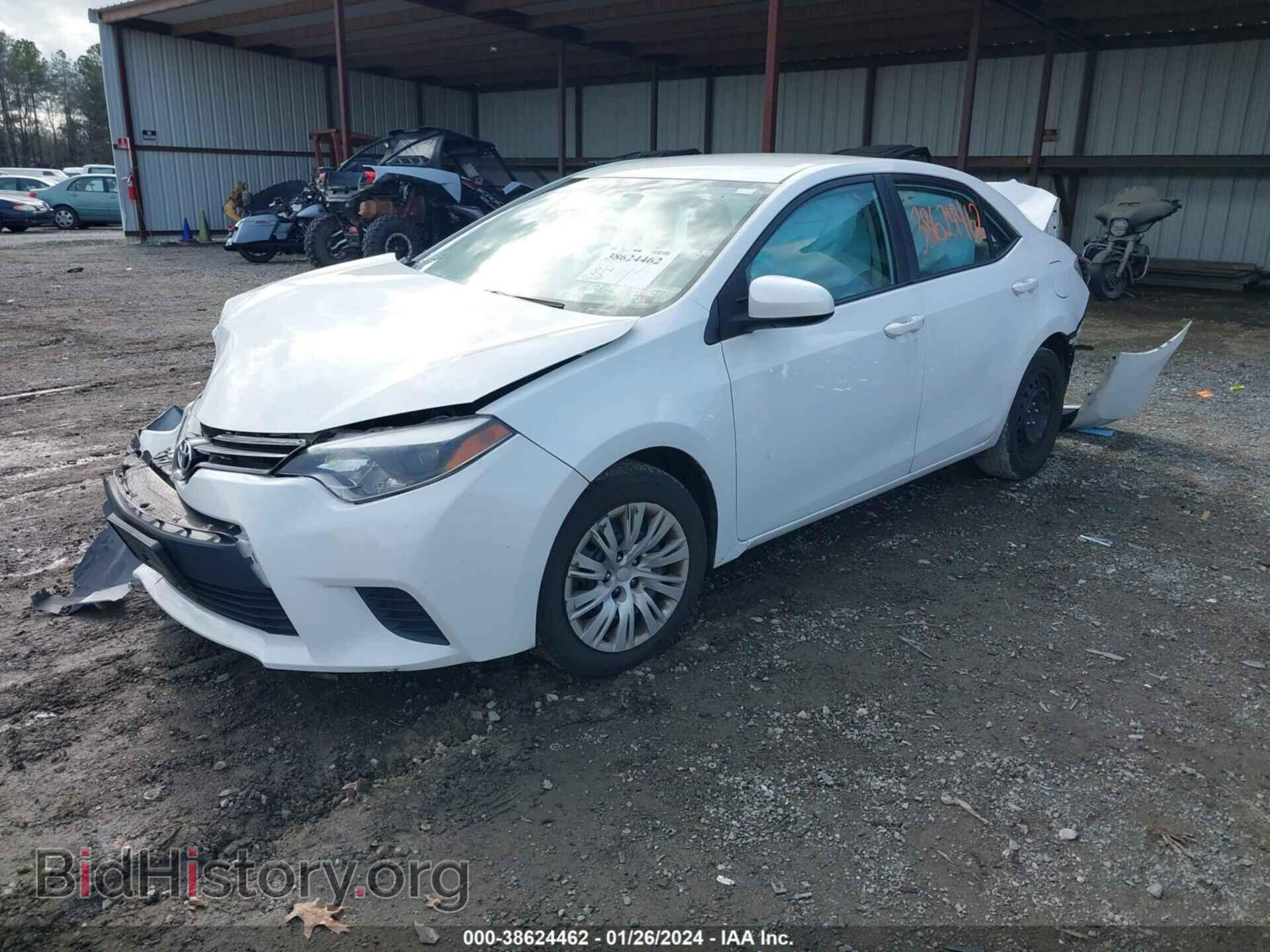 2014 TOYOTA COROLLA - VIN: 2T1BURHE5EC190764 - Фото 2