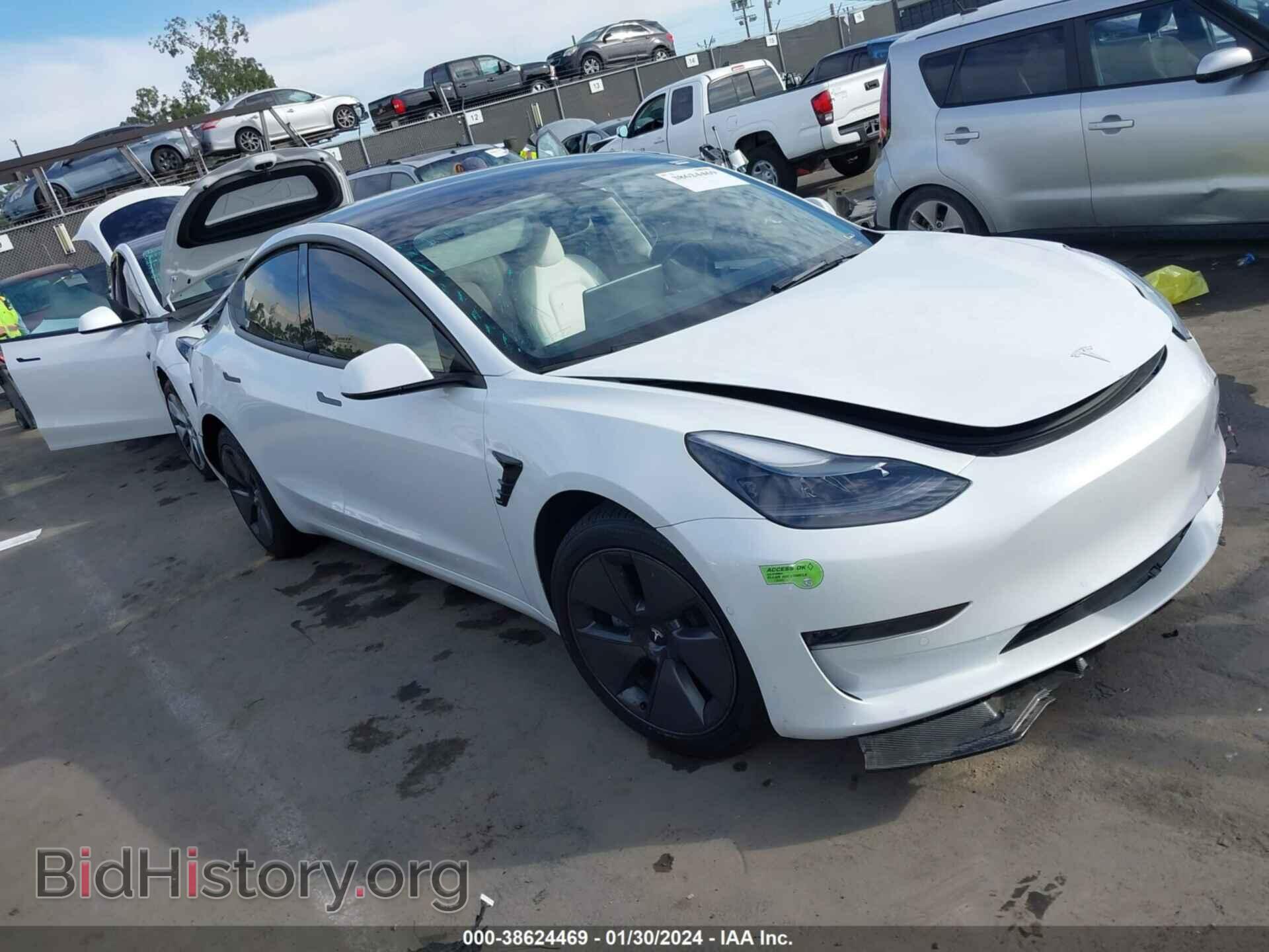 Фотография 5YJ3E1EA2NF374964 - TESLA MODEL 3 2022