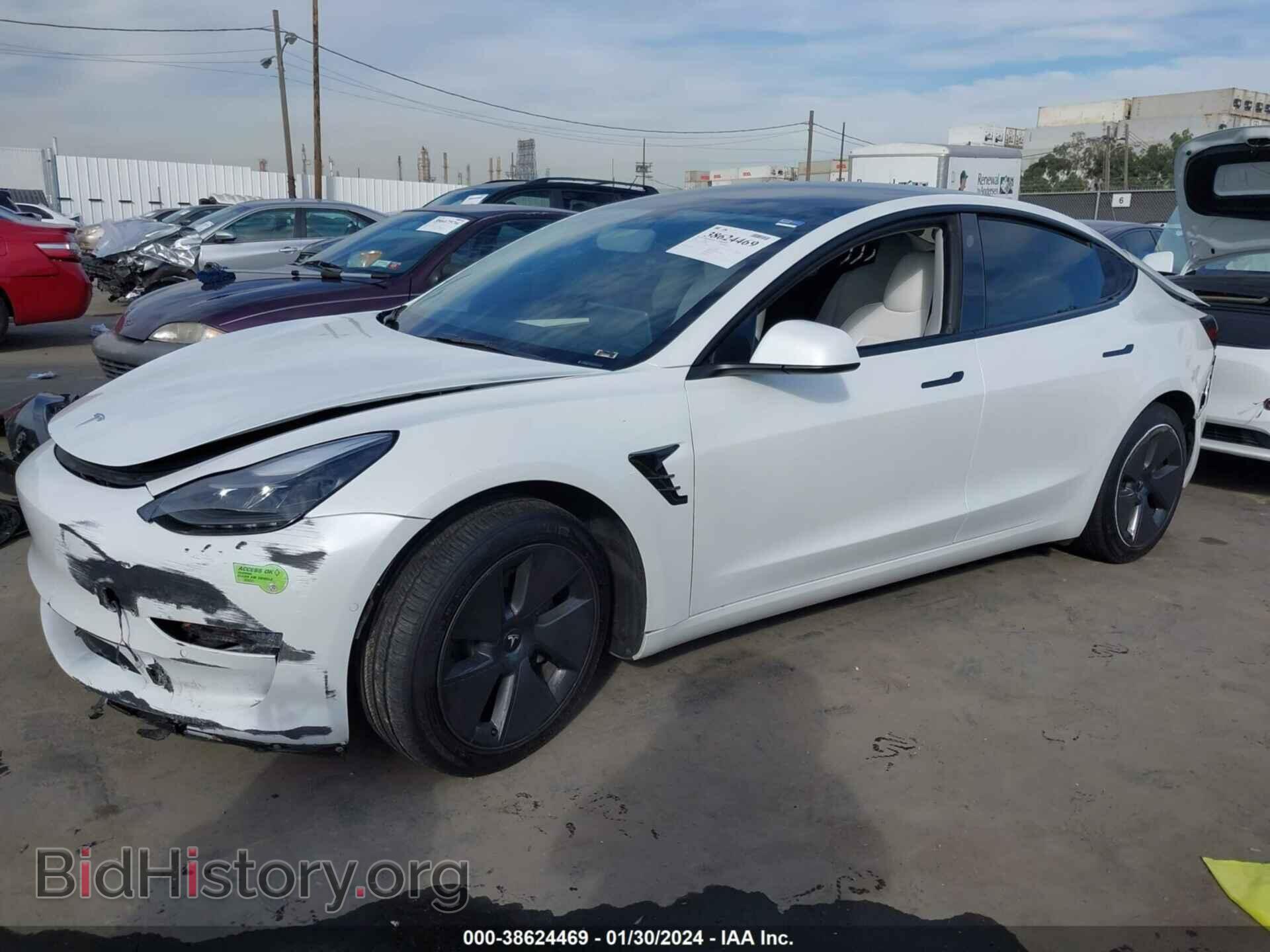 2022 TESLA MODEL 3 - VIN: 5YJ3E1EA2NF374964 - Photo 2