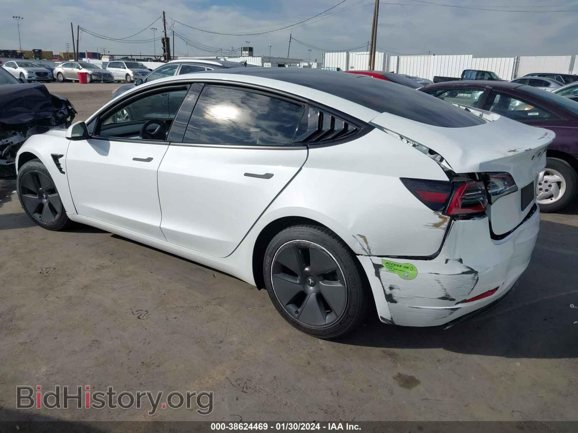 2022 TESLA MODEL 3 - VIN: 5YJ3E1EA2NF374964 - Photo 3