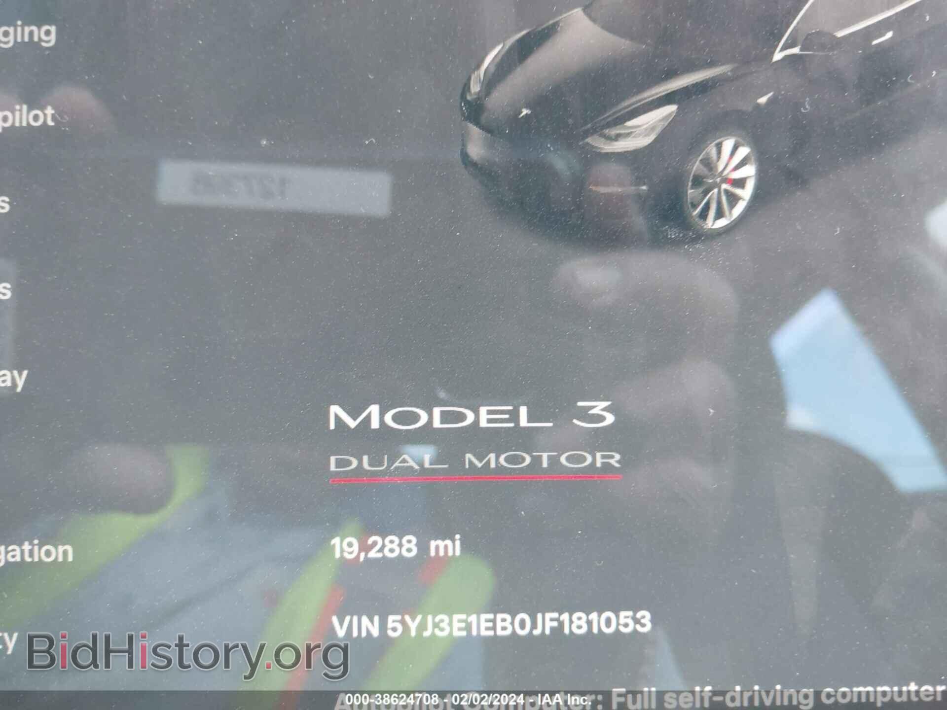 2018 TESLA MODEL 3 - VIN: 5YJ3E1EB0JF181053 - Фото 7