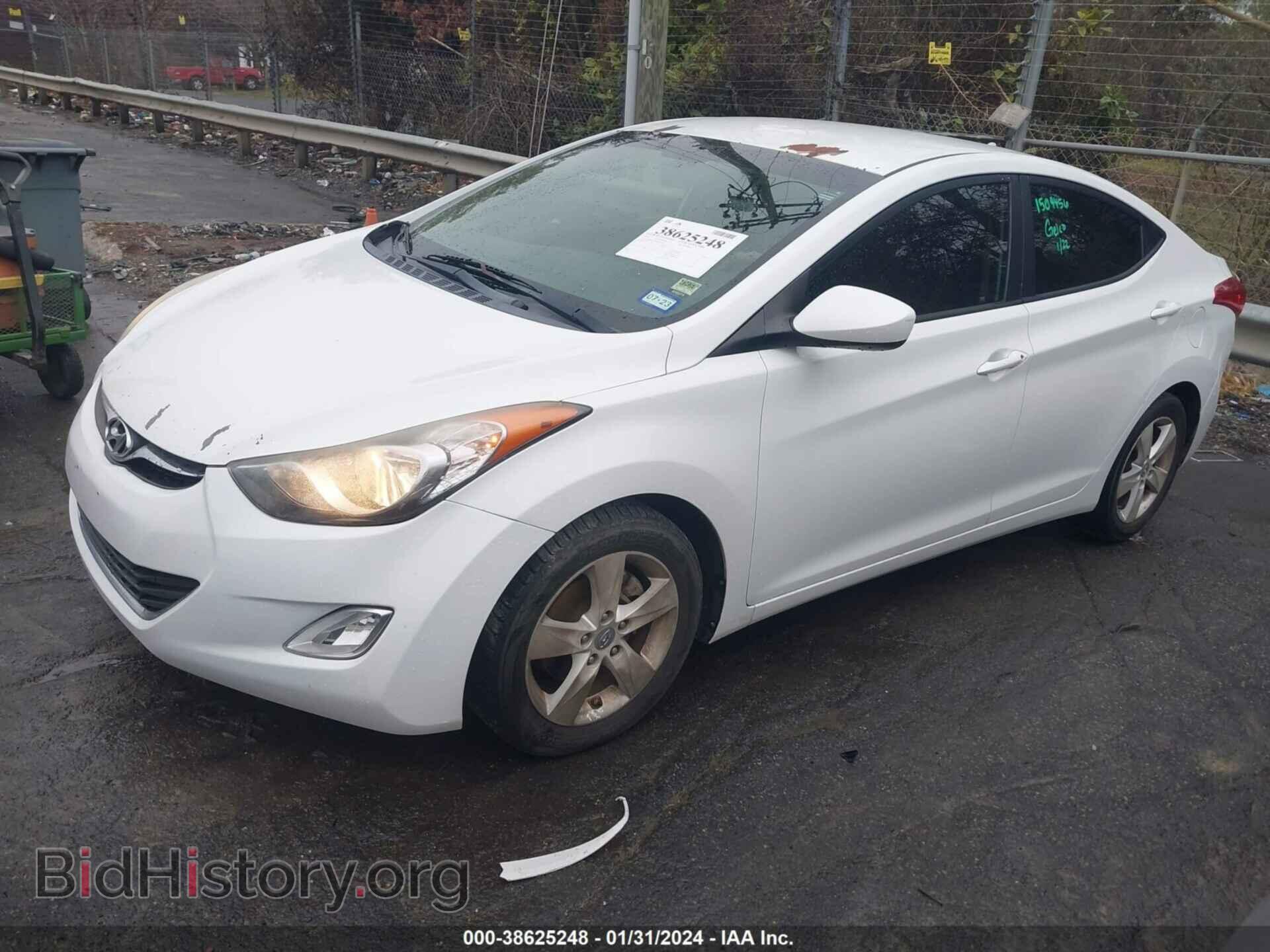 2012 HYUNDAI ELANTRA - VIN: 5NPDH4AE5CH085209 - Фото 2