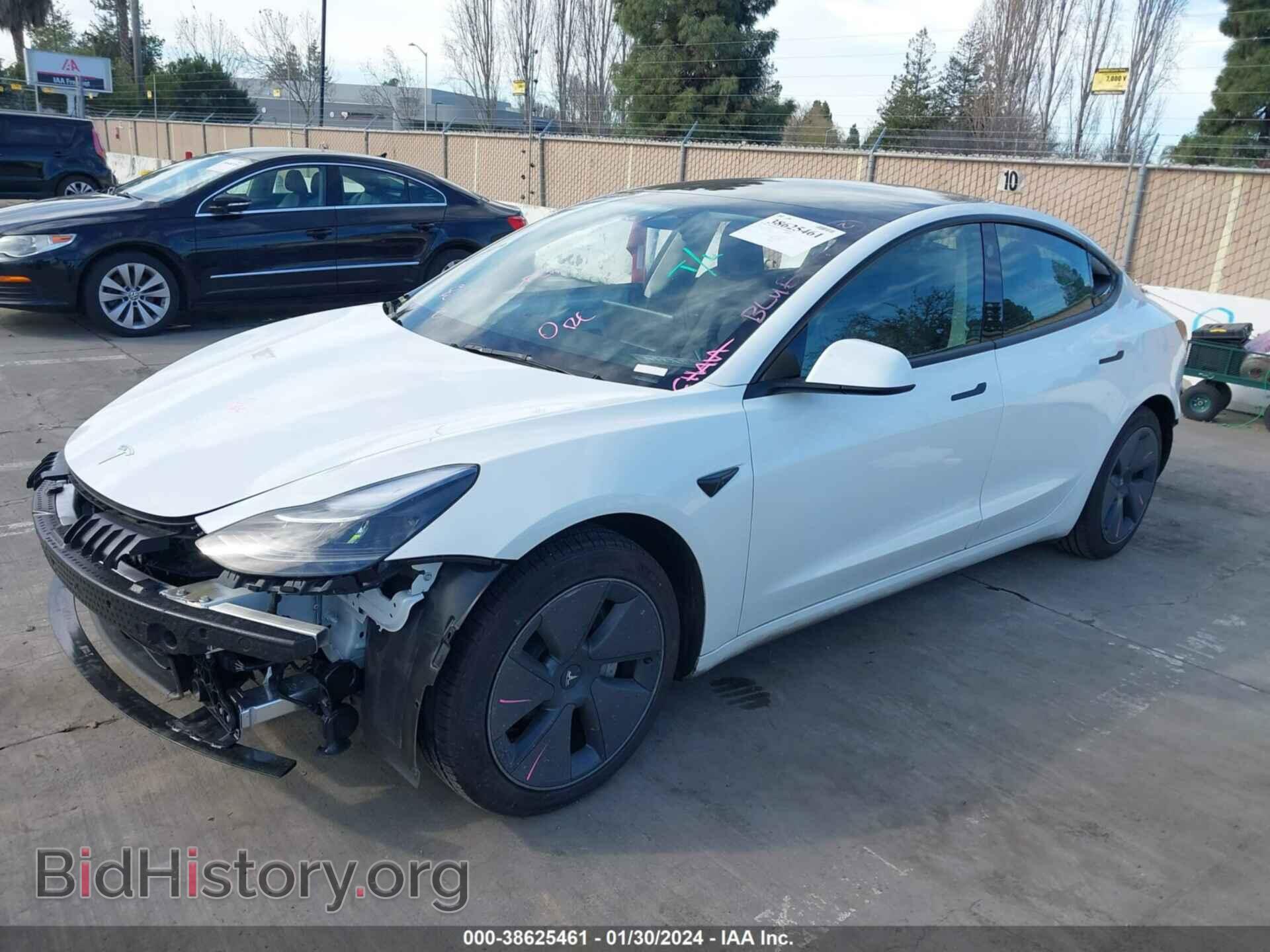 2023 TESLA MODEL 3 - VIN: 5YJ3E1EA4PF619685 - Фото 2