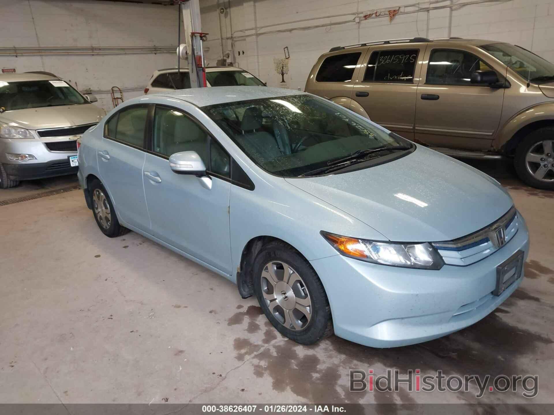 Photo JHMFB4F33CS001521 - HONDA CIVIC HYBRID 2012