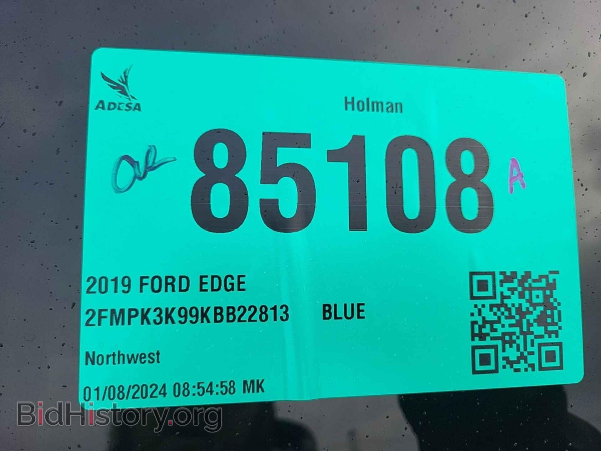 2019 FORD EDGE - VIN: 2FMPK3K99KBB22813 - Photo 6