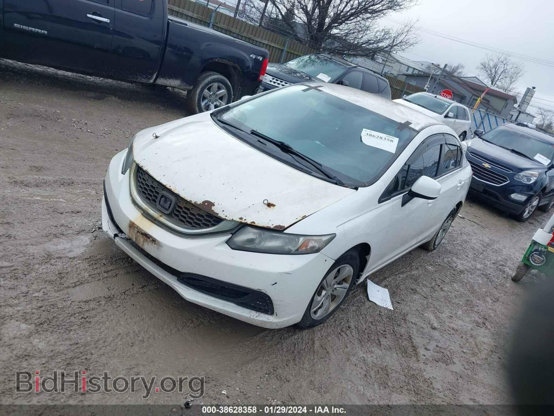 2013 HONDA CIVIC - VIN: 2HGFB2F57DH536465 - Фото 2