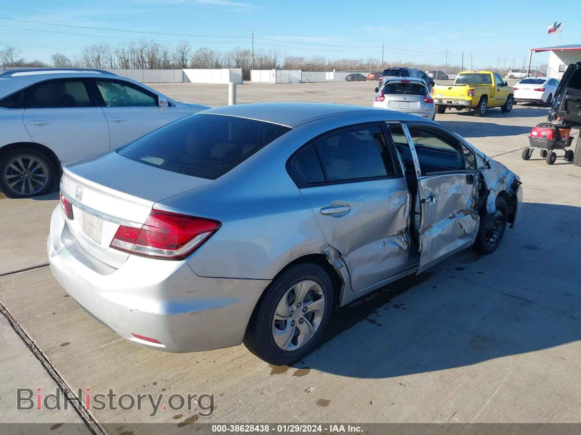 2013 HONDA CIVIC - VIN: 19XFB2E52DE026407 - Фото 4
