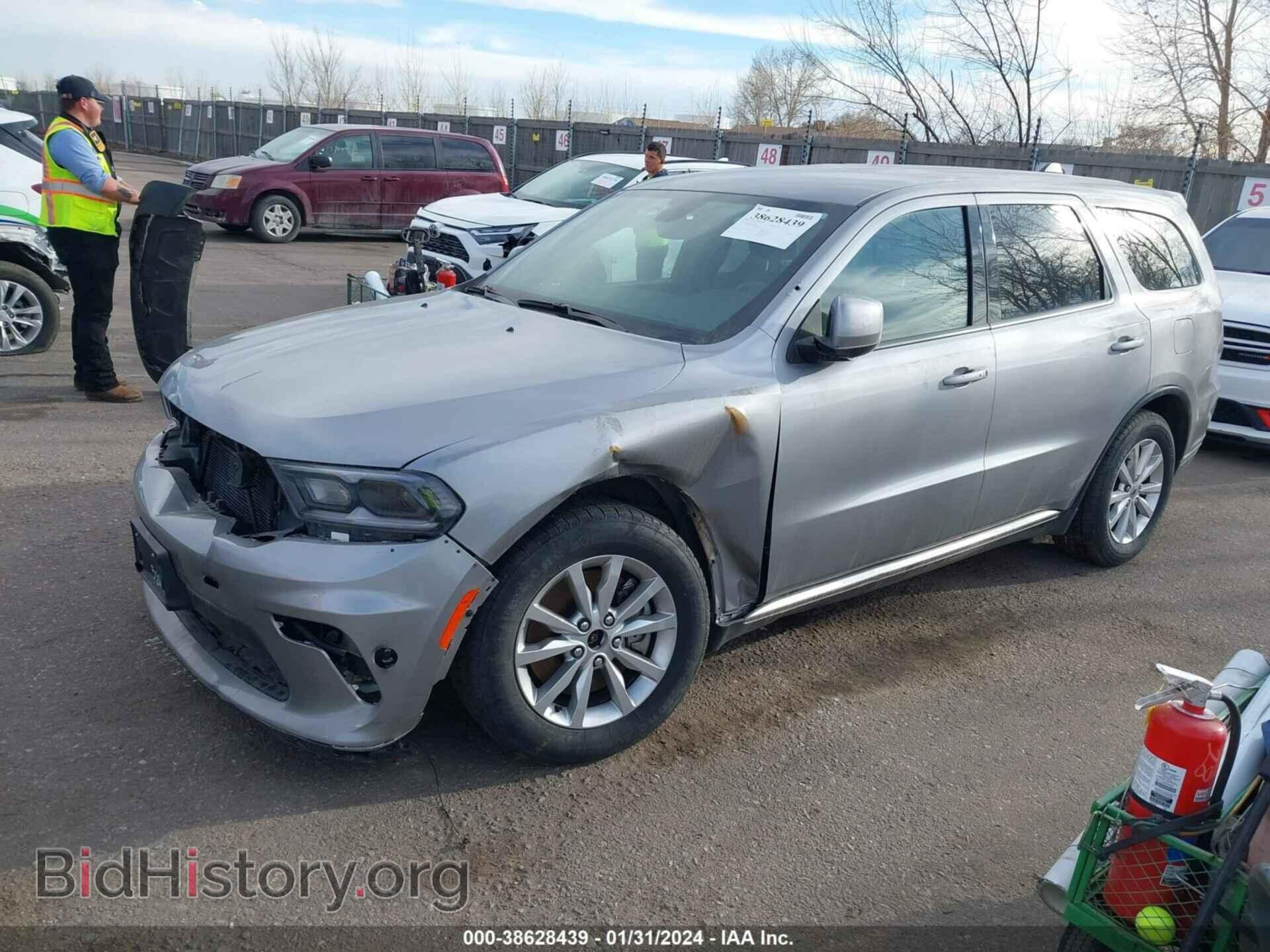 2021 DODGE DURANGO - VIN: 1C4SDJFT0MC696366 - Фото 2