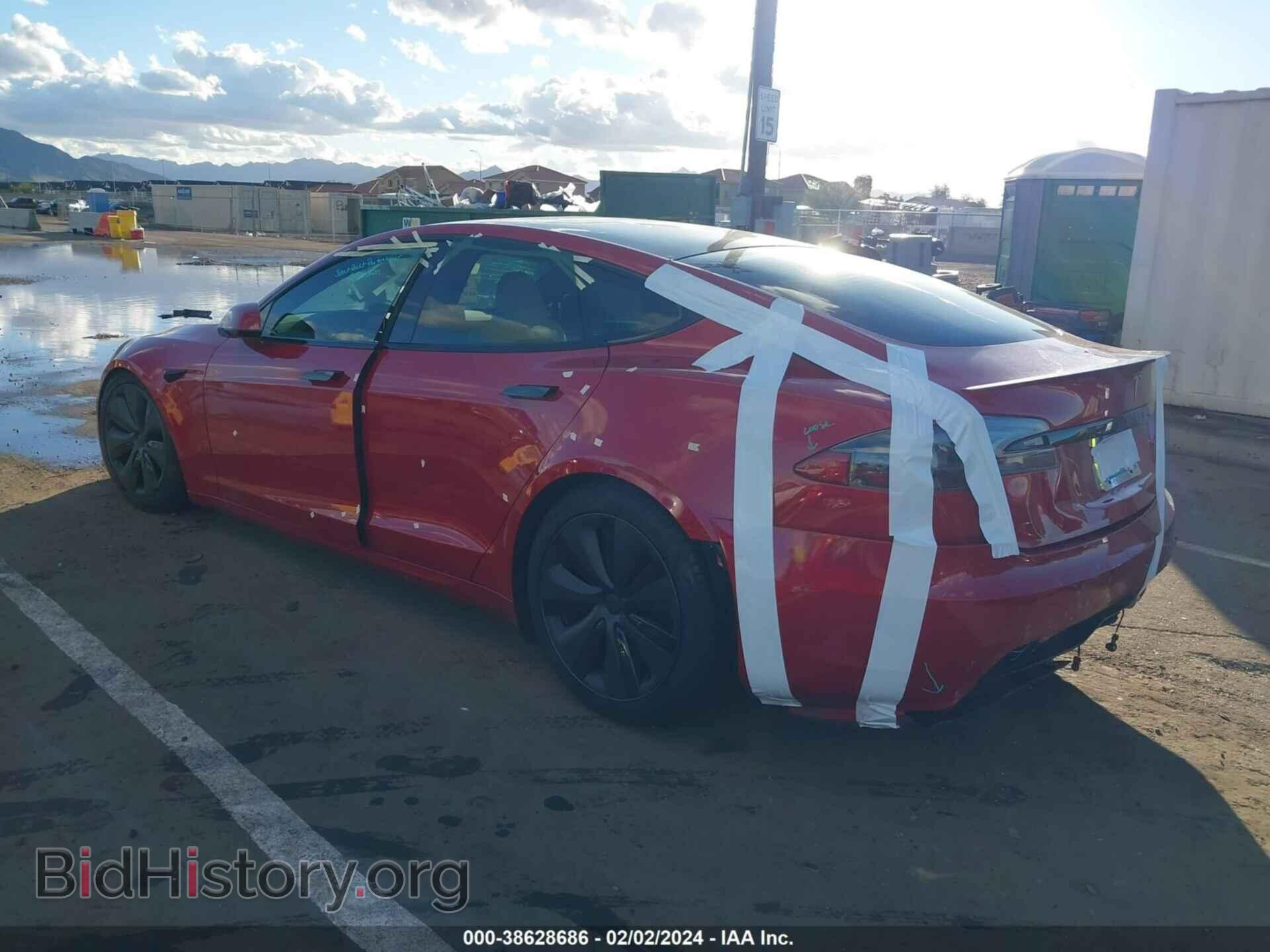 2021 TESLA MODEL S - VIN: 5YJSA1E64MF438665 - Фото 3