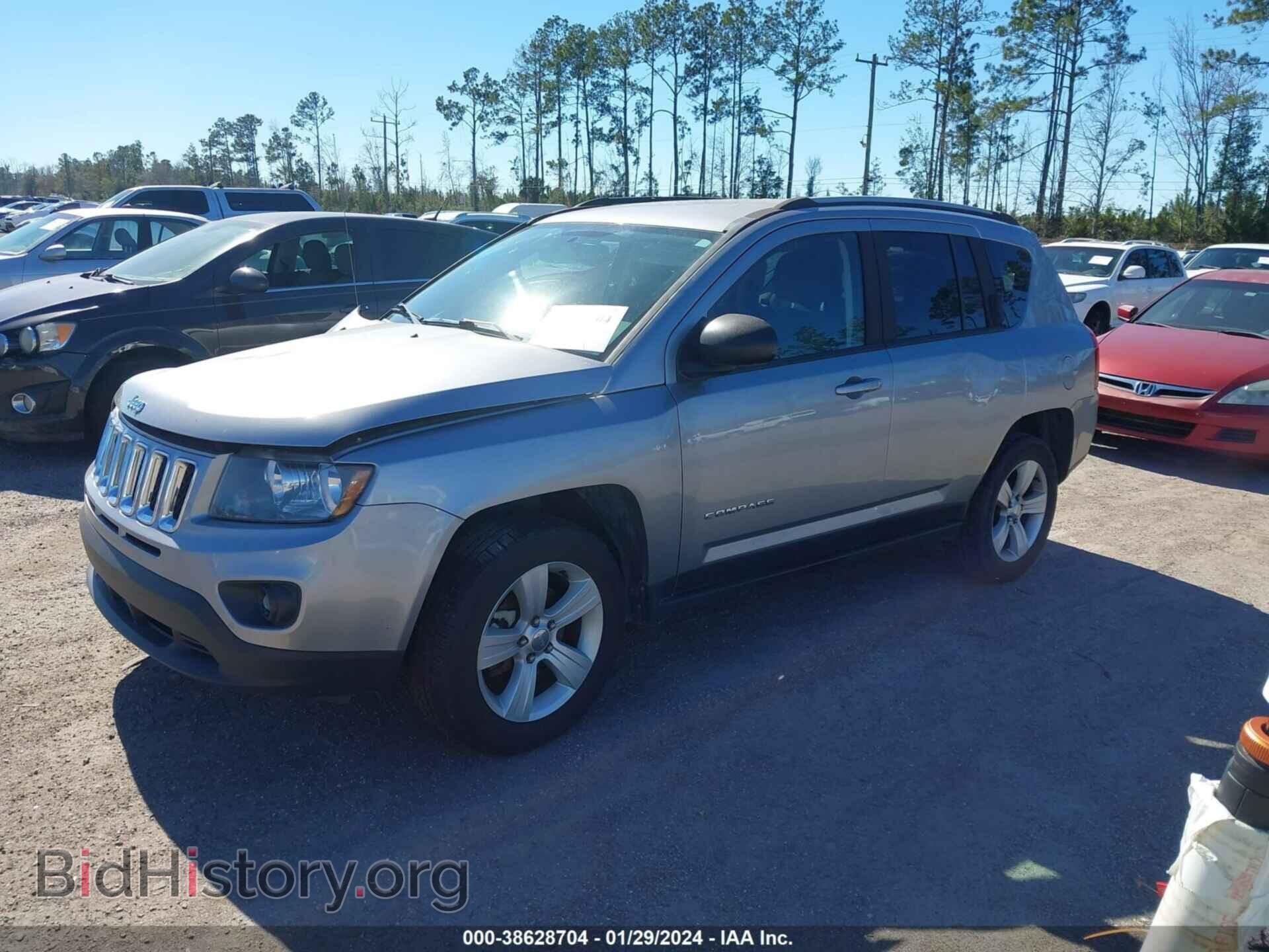 2016 JEEP COMPASS - VIN: 1C4NJDBB4GD662417 - Фото 2