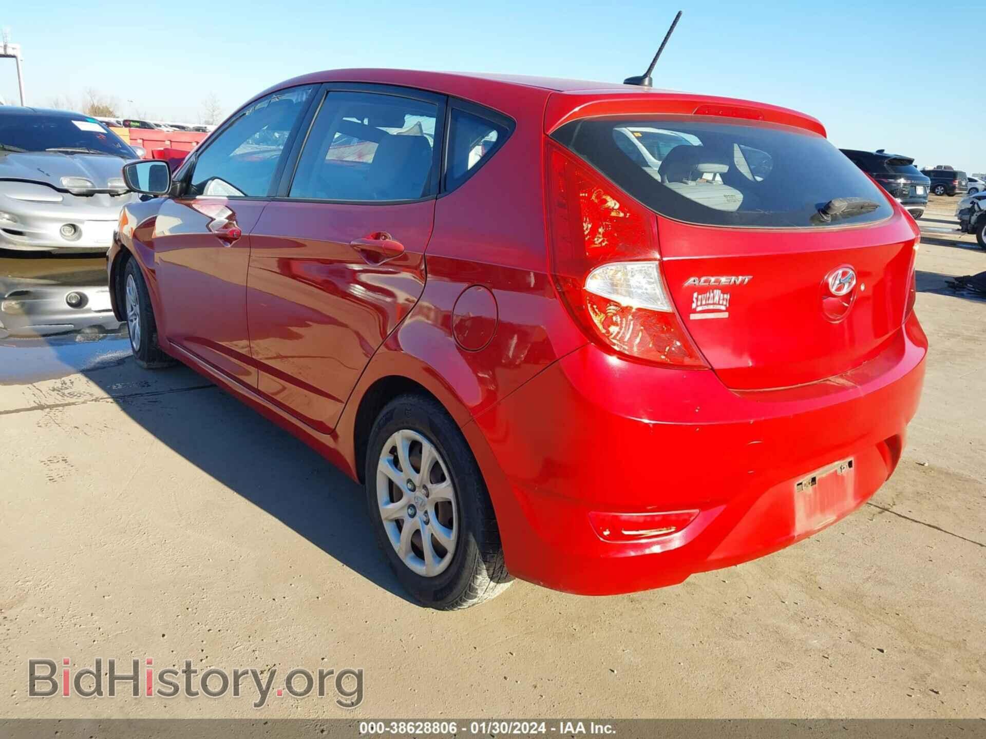 2012 HYUNDAI ACCENT - VIN: KMHCT5AE8CU033221 - Фото 3