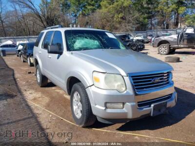 2010 Ford EXPLORER XLT, серебристый — VIN 1FMEU6DEXAUA07661, IAAI