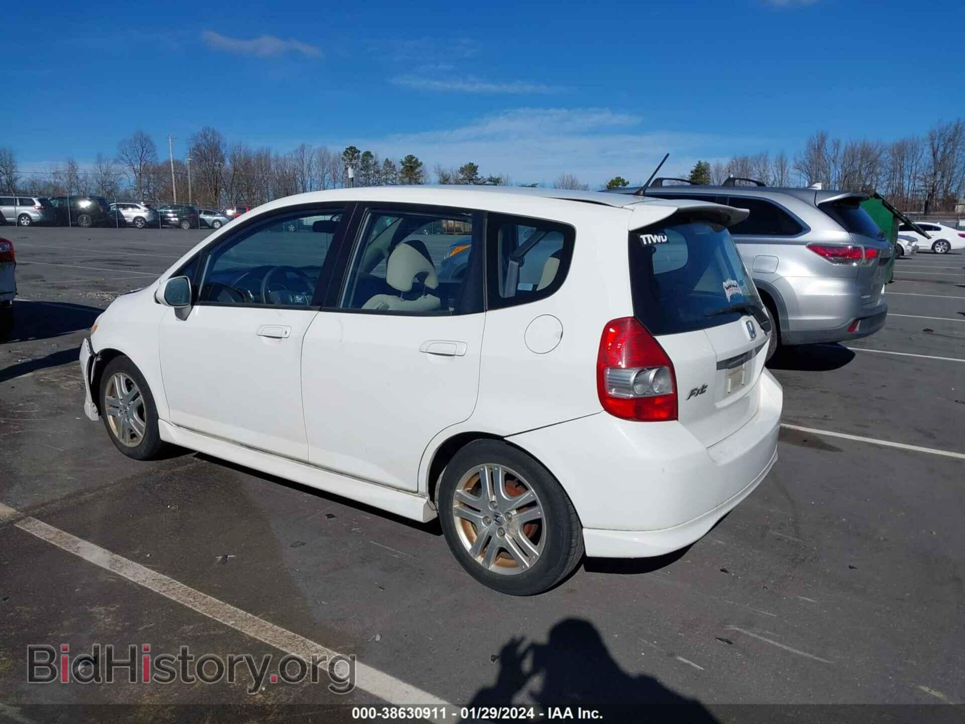 2007 HONDA FIT - VIN: JHMGD38667S007741 - Фото 3