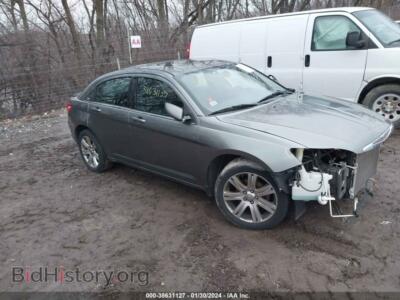 2013 Chrysler 200 Touring, серый — VIN 1C3CCBBB3DN512766, IAAI