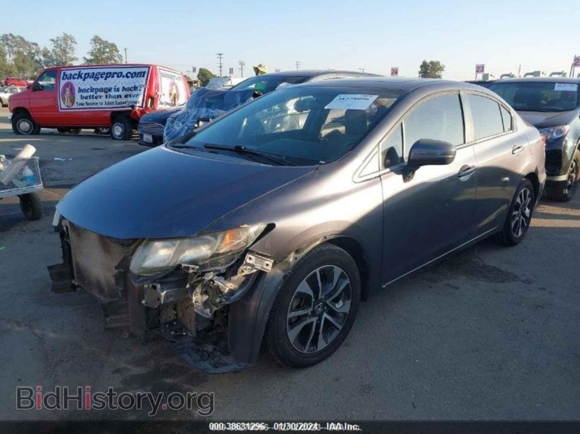 2015 HONDA CIVIC - VIN: 19XFB2F86FE214858 - Фото 2