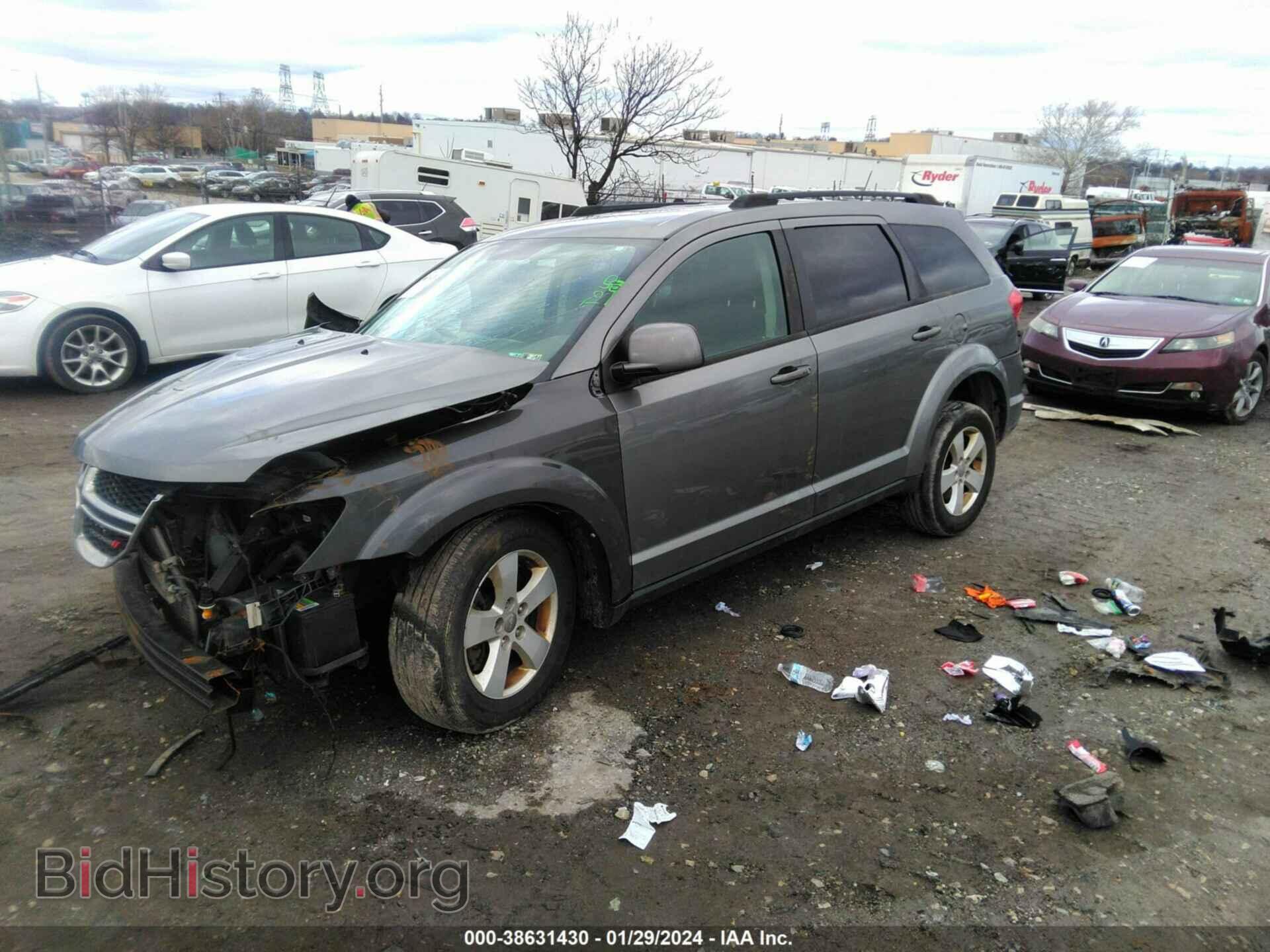 2012 DODGE JOURNEY - VIN: 3C4PDDBGXCT323774 - Фото 2