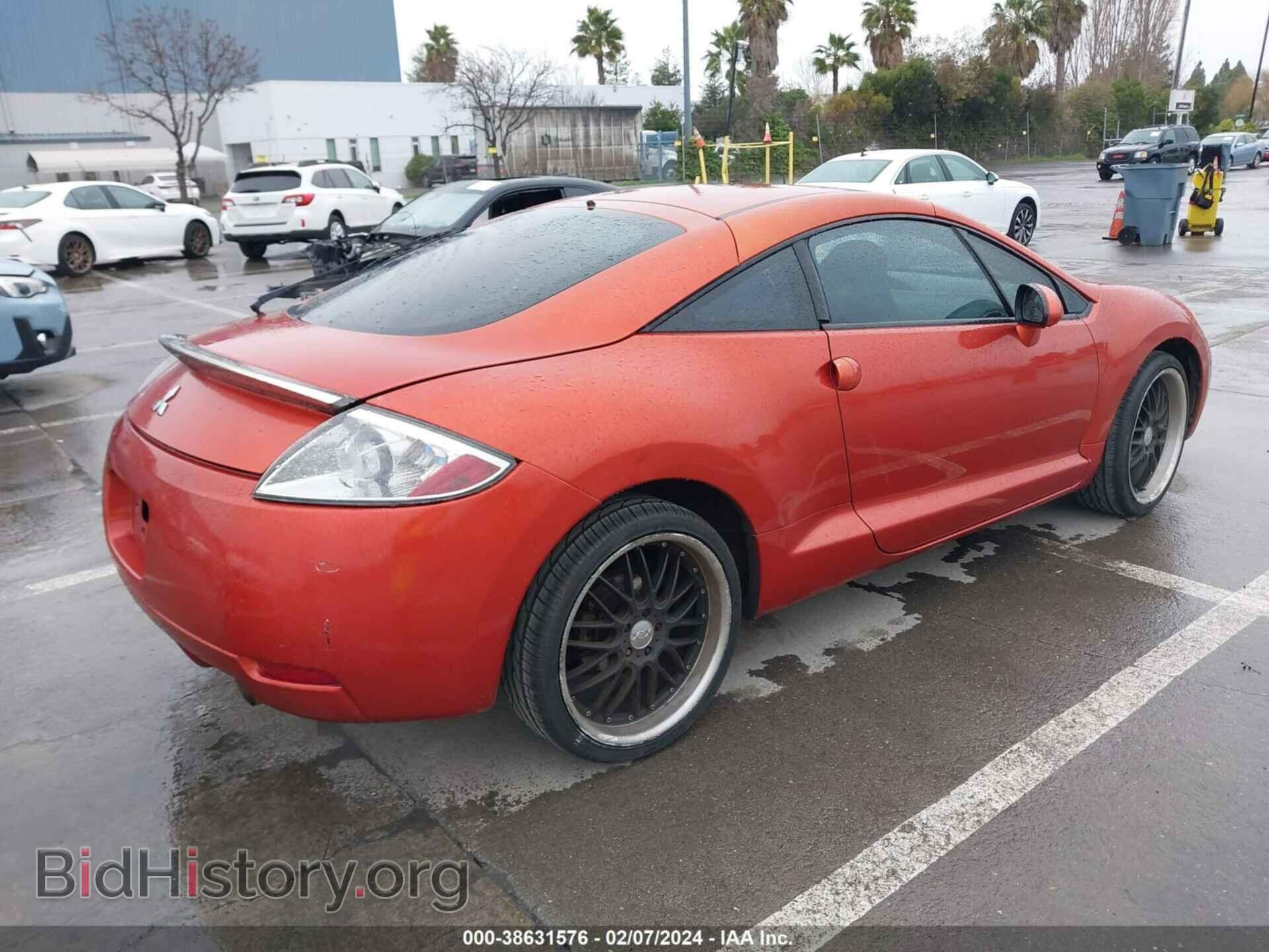 2007 MITSUBISHI ECLIPSE - VIN: 4A3AK24F07E017528 - Фото 4