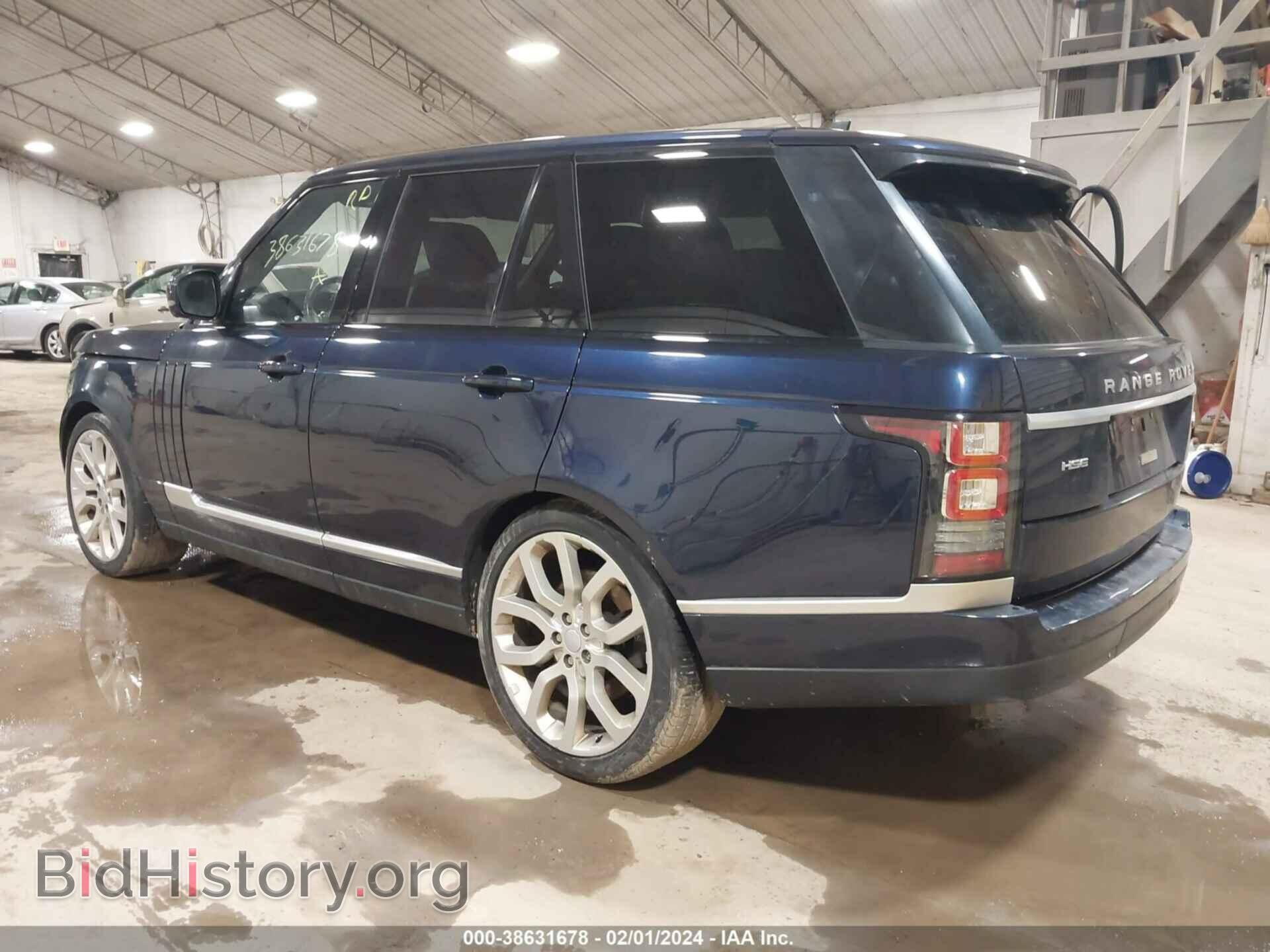 2016 LAND ROVER RANGE ROVER - VIN: SALGS2VF3GA274128 - Фото 3
