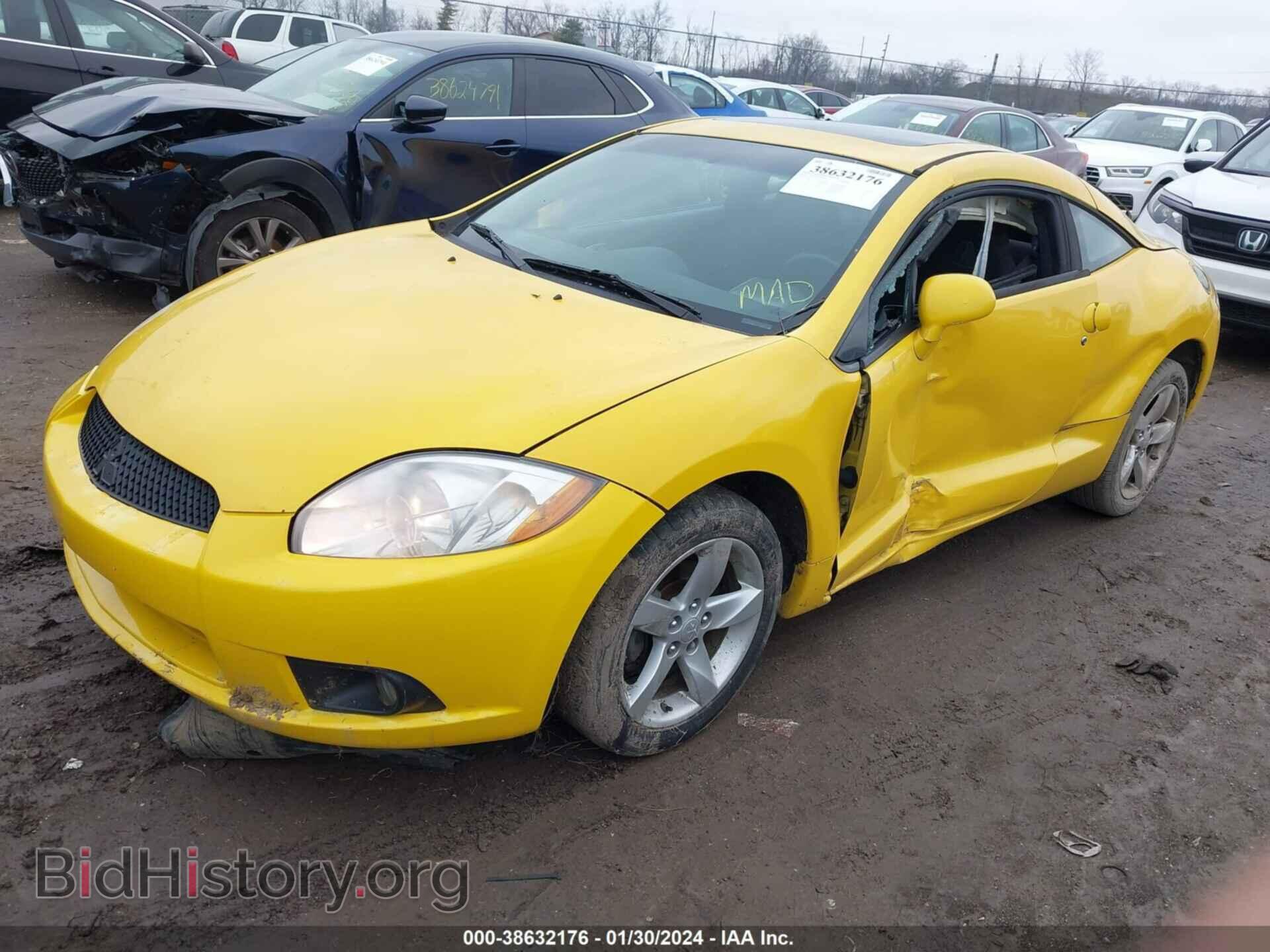 2009 MITSUBISHI ECLIPSE - VIN: 4A3AK24F19E024216 - Фото 2