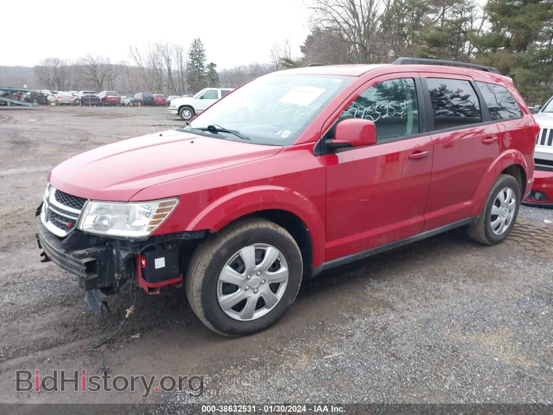 2012 DODGE JOURNEY - VIN: 3C4PDCBB4CT393043 - Фото 2