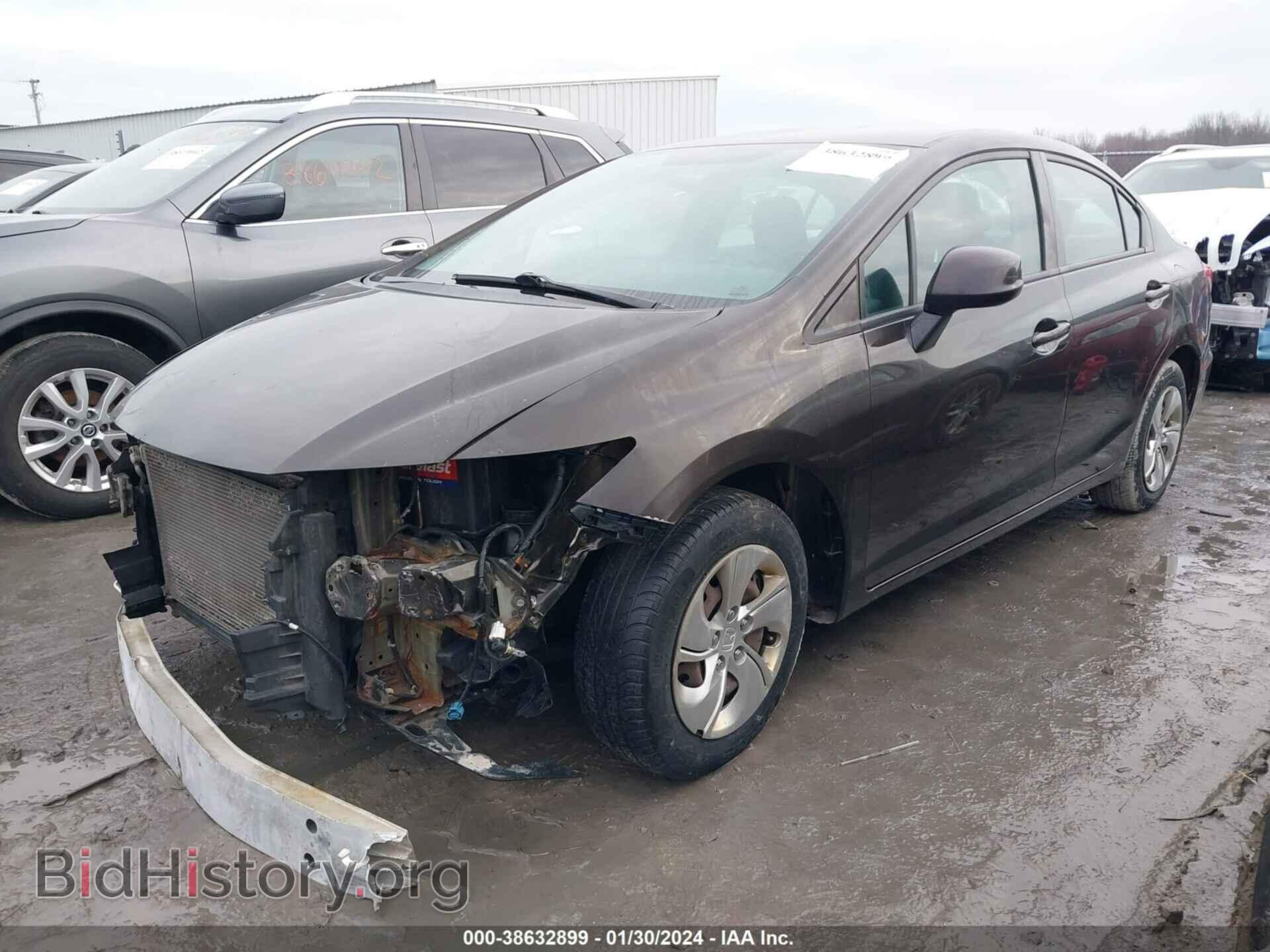 2013 HONDA CIVIC - VIN: 19XFB2F56DE058257 - Фото 2