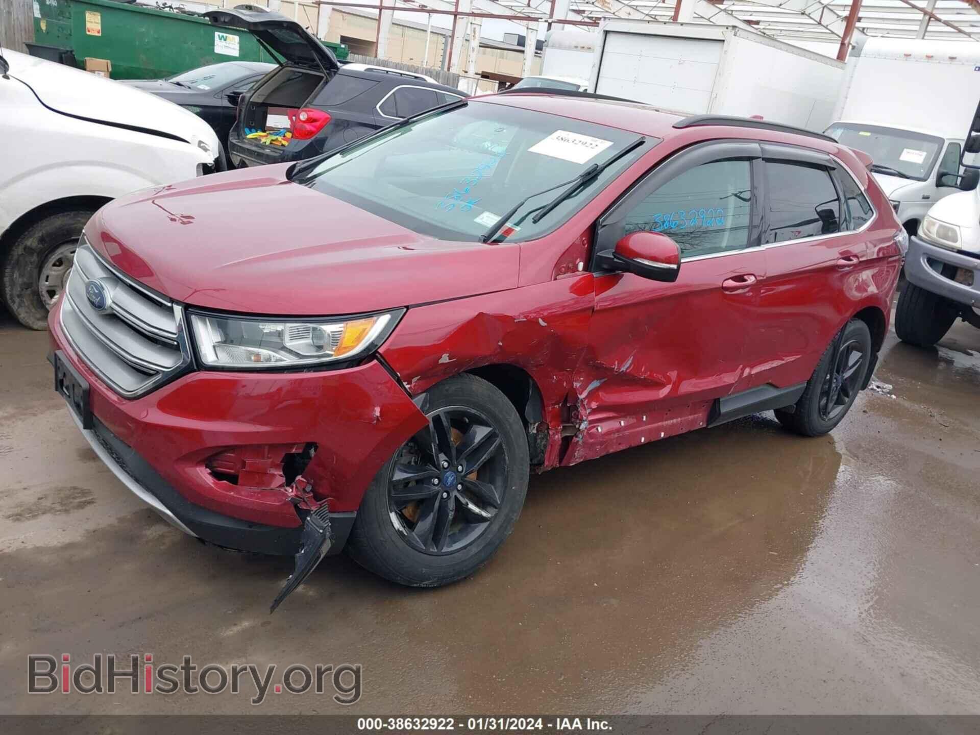 2016 FORD EDGE - VIN: 2FMPK4J92GBB49771 - Фото 2