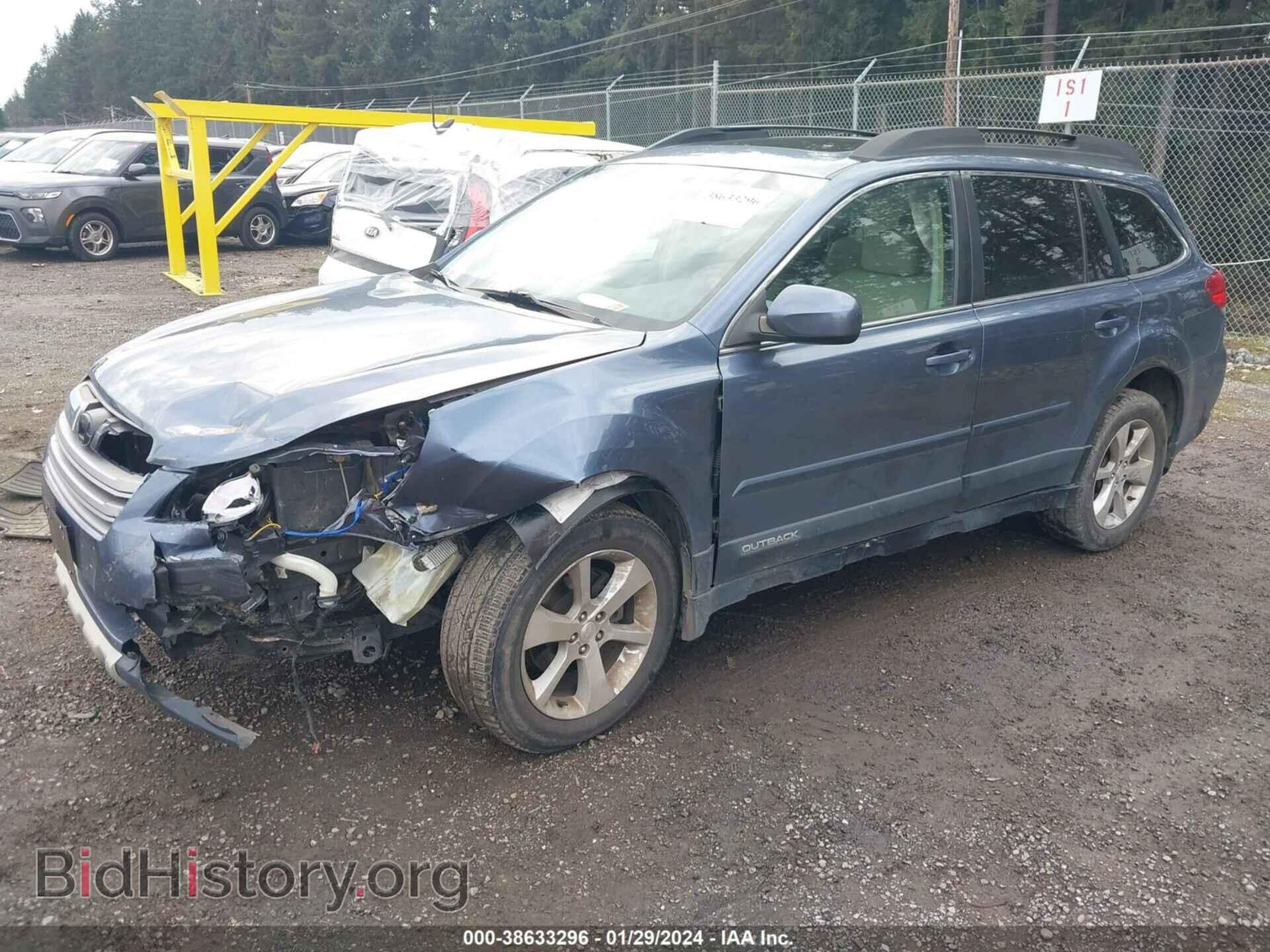 2013 SUBARU OUTBACK - VIN: 4S4BRBPC0D3287320 - Фото 2