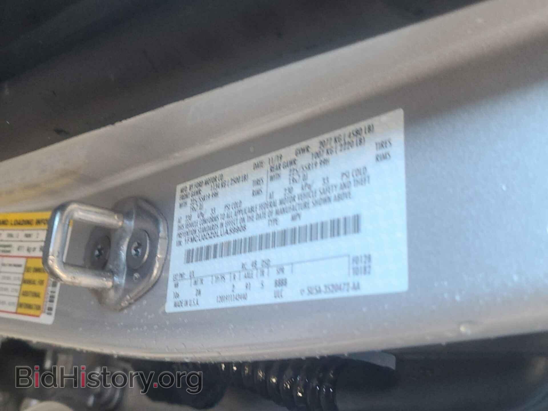 2020 FORD ESCAPE - VIN: 1FMCU0DZ0LUA59908 - Photo 10