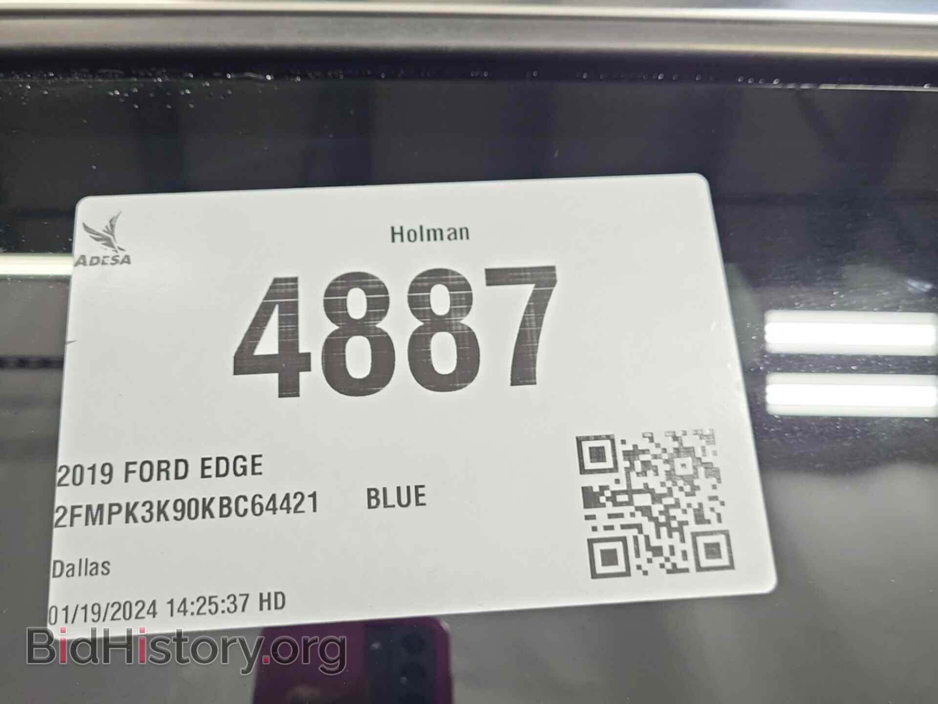 2019 FORD EDGE - VIN: 2FMPK3K90KBC64421 - Фото 15