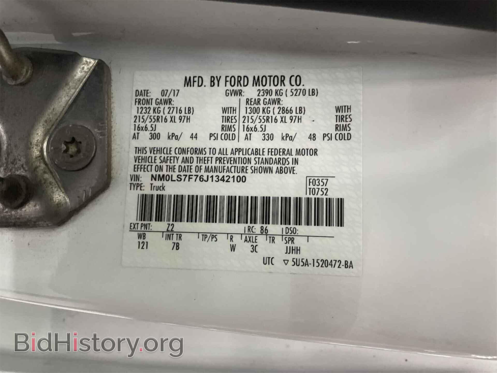 2018 FORD TRANSIT CONNECT - VIN: NM0LS7F76J1342100 - Фото 20