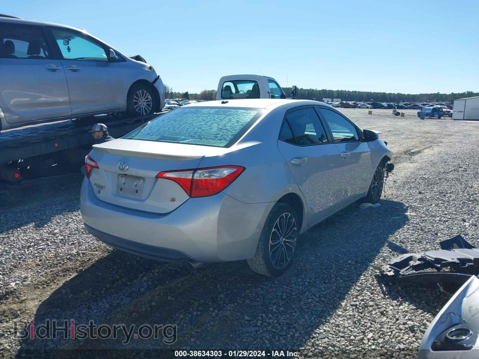 2015 TOYOTA COROLLA - VIN: 2T1BURHEXFC305148 - Фото 4