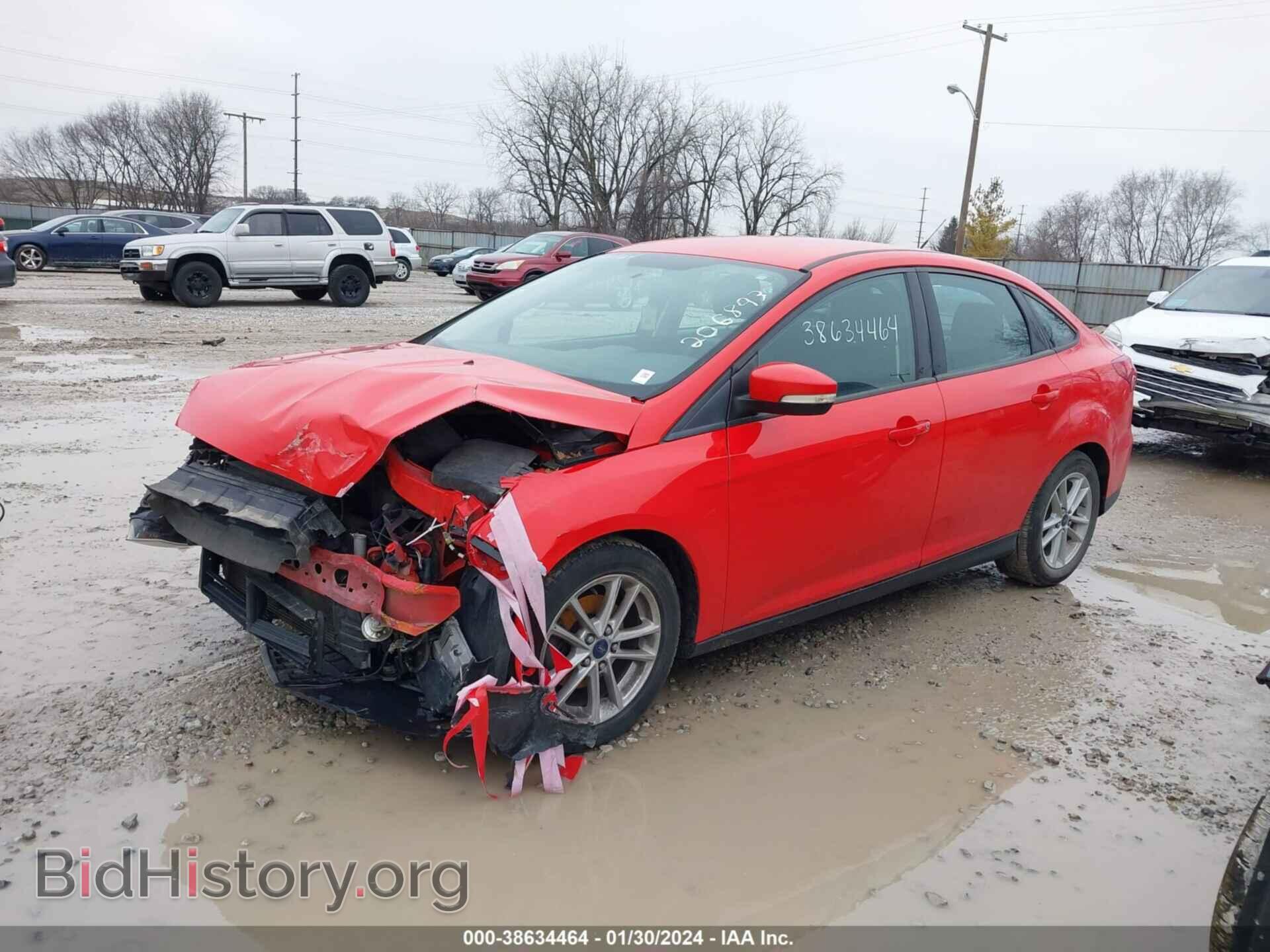 2015 FORD FOCUS - VIN: 1FADP3F22FL206893 - Фото 2