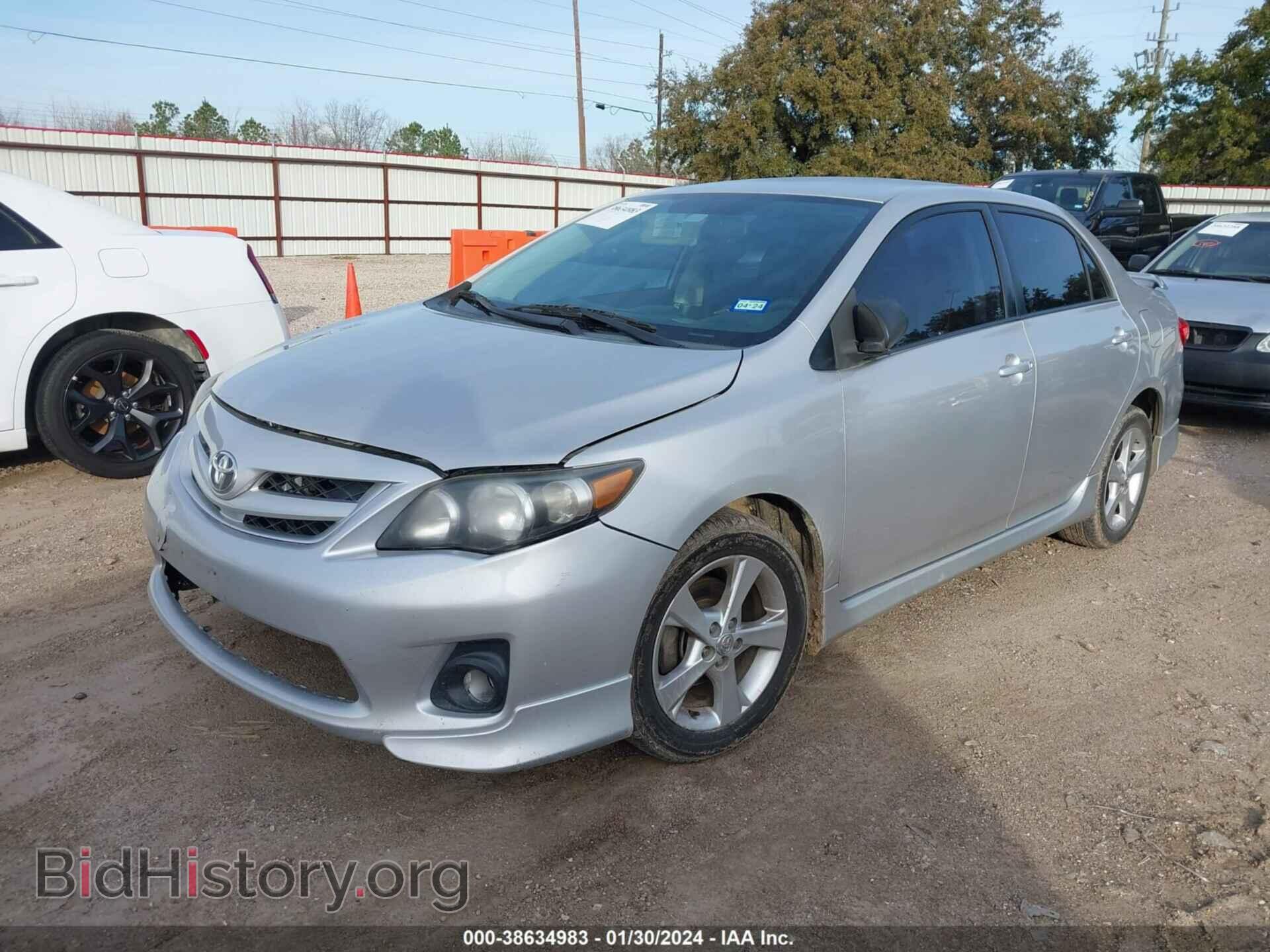 2012 TOYOTA COROLLA - VIN: 2T1BU4EEXCC757099 - Фото 2