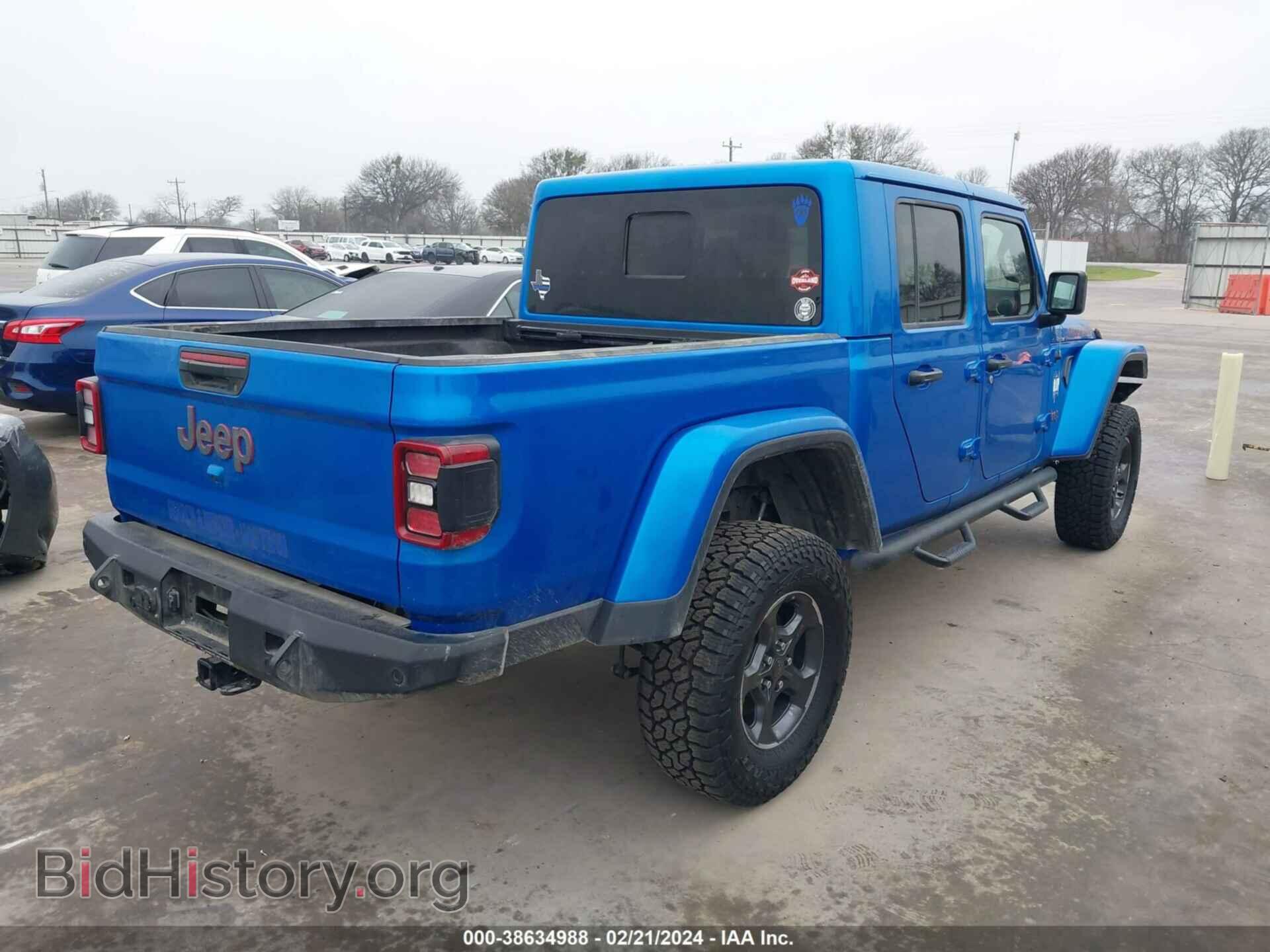 2020 JEEP GLADIATOR - VIN: 1C6JJTBG4LL172331 - Фото 4